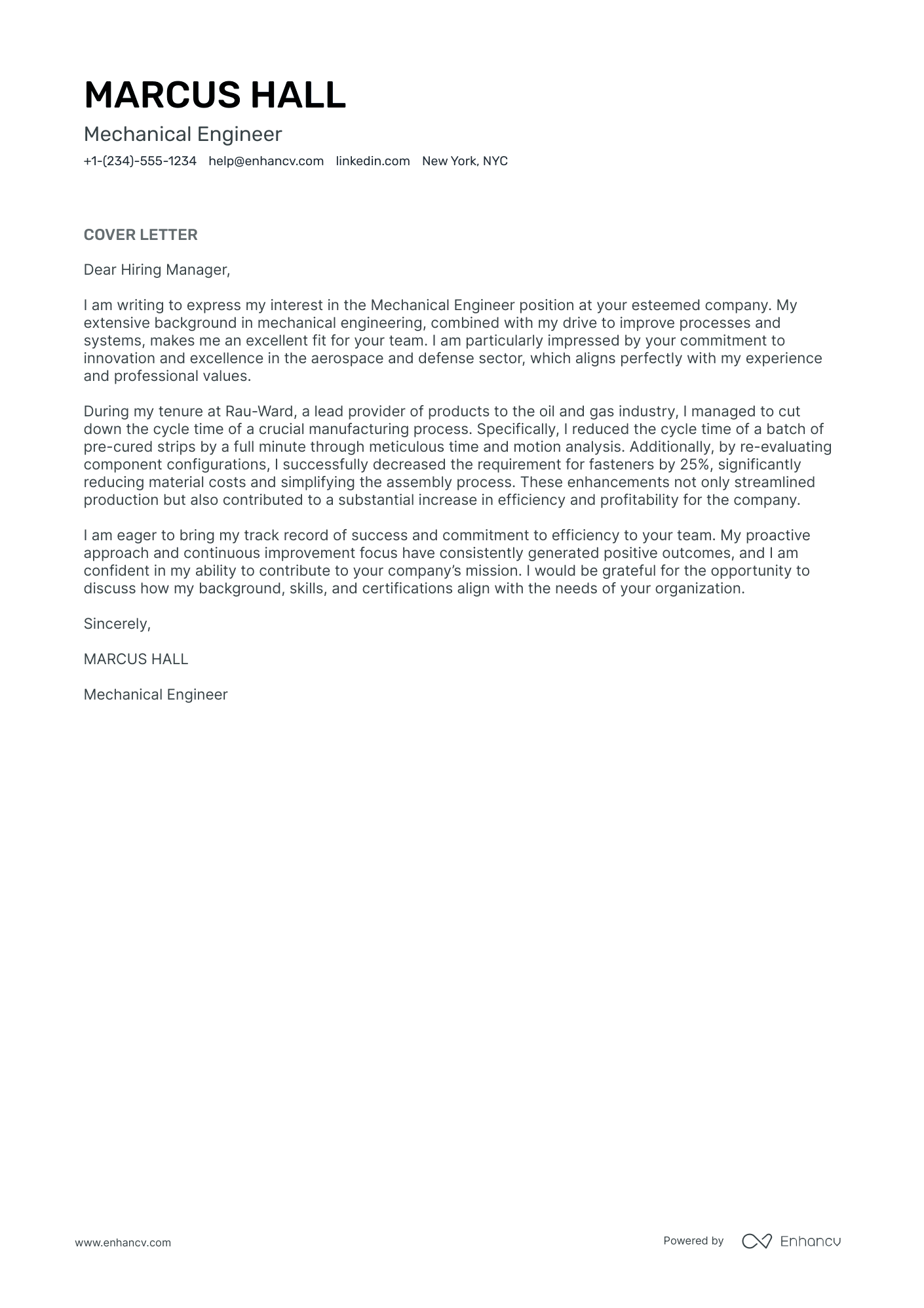 ASIC Design Engineer Resume Example