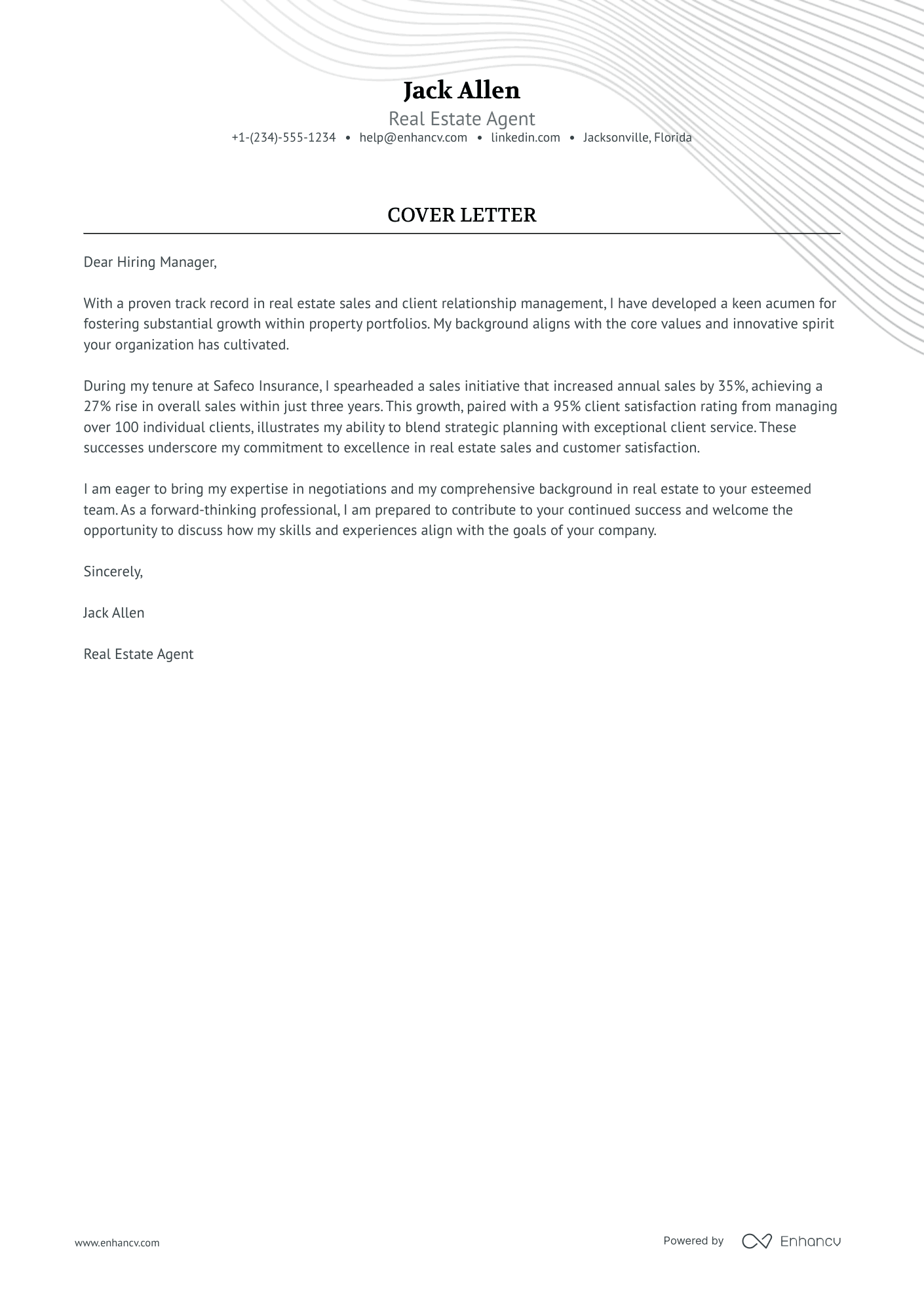 NYS Real Estate Agent Resume Example