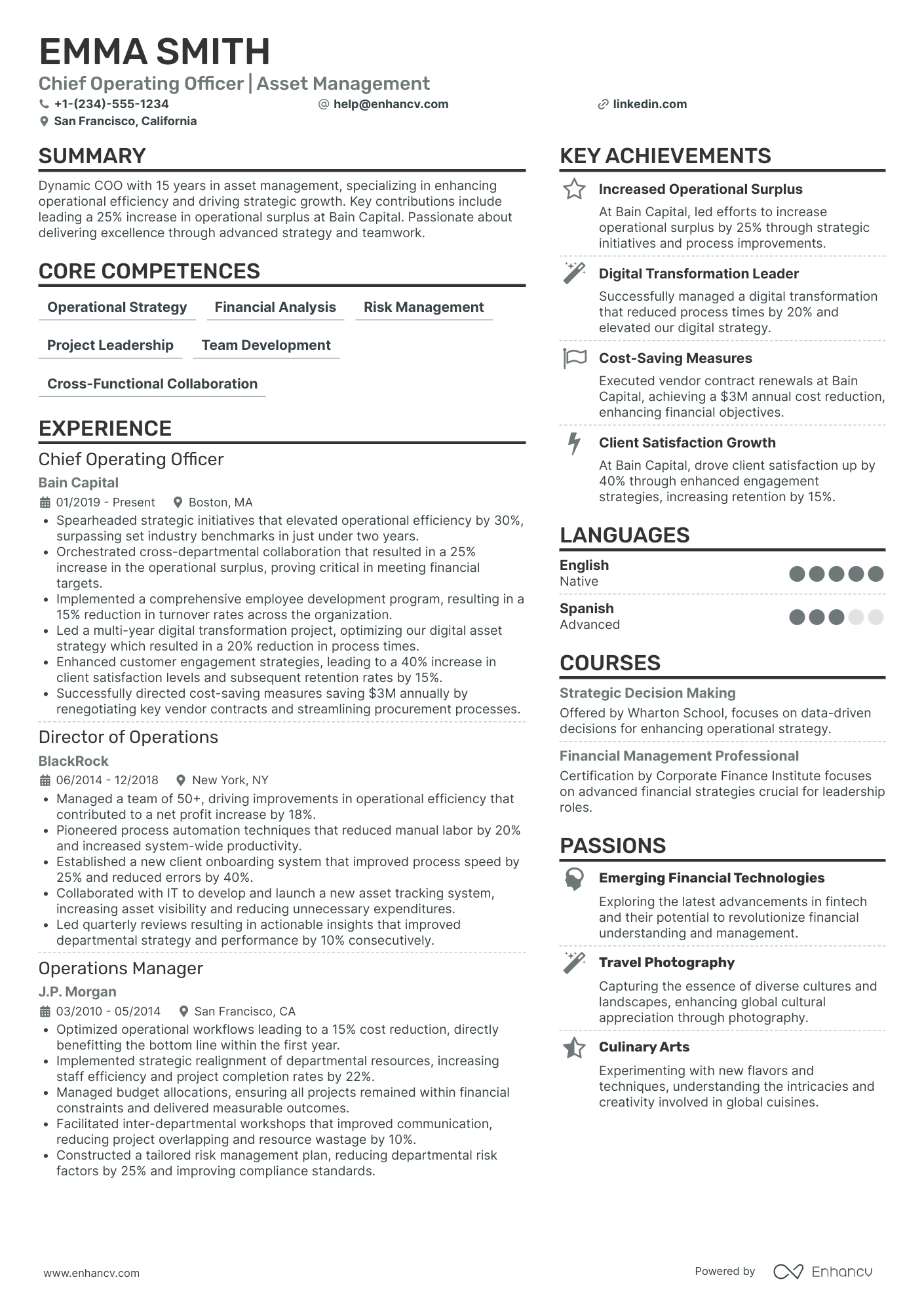 Chief Learning Officer in Technology Resume Example
