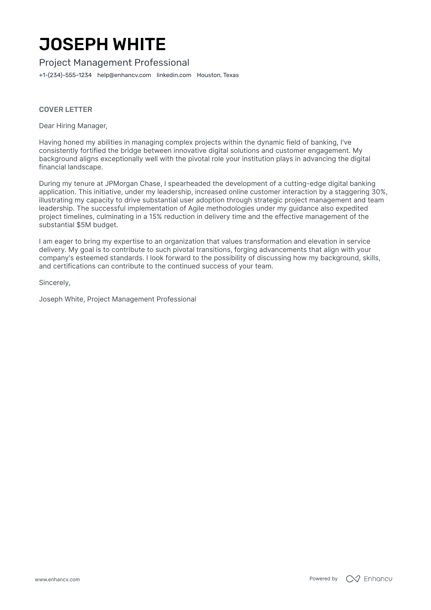 Business Process Manager Resume Example
