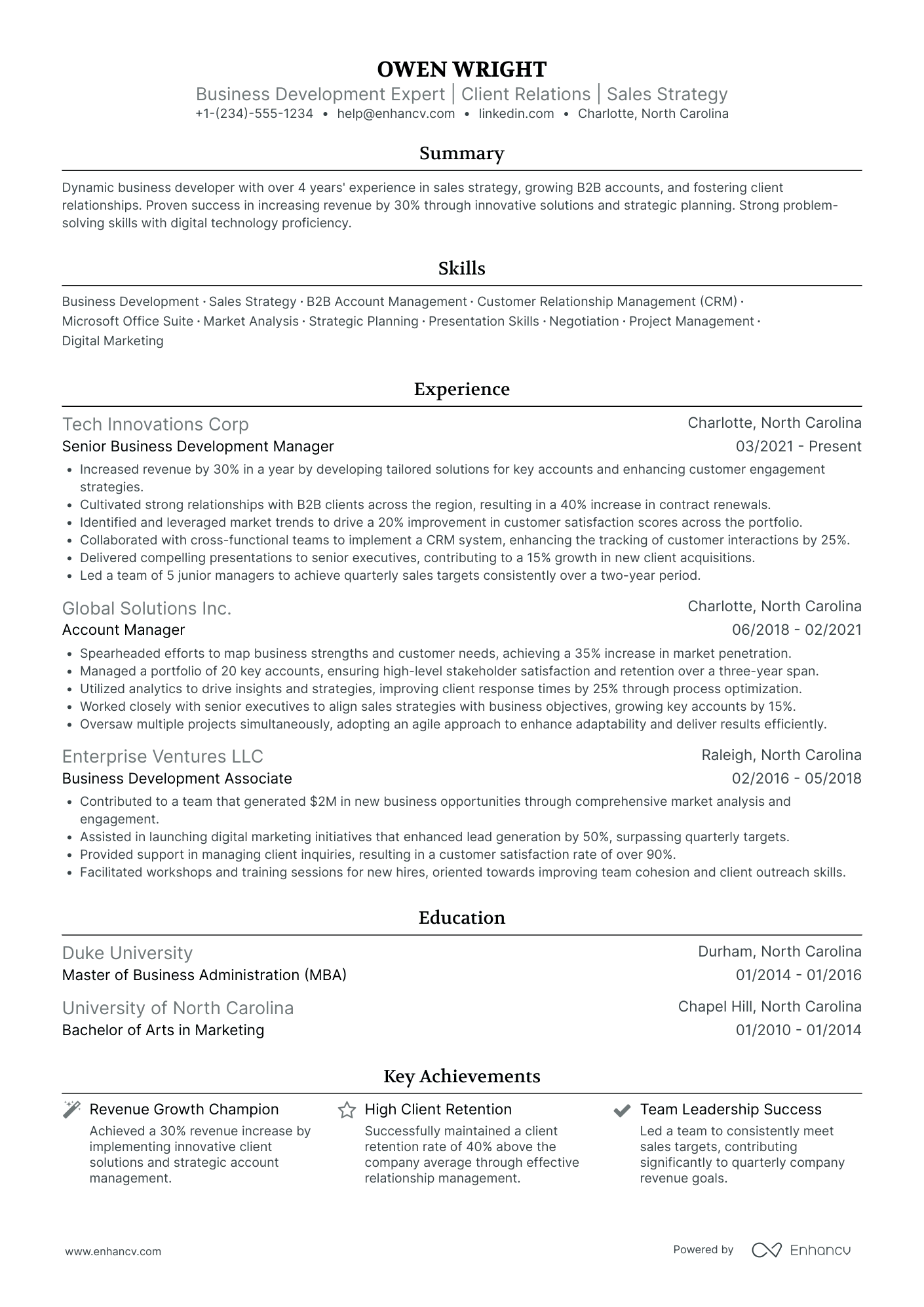 Channel Sales Specialist Resume Example