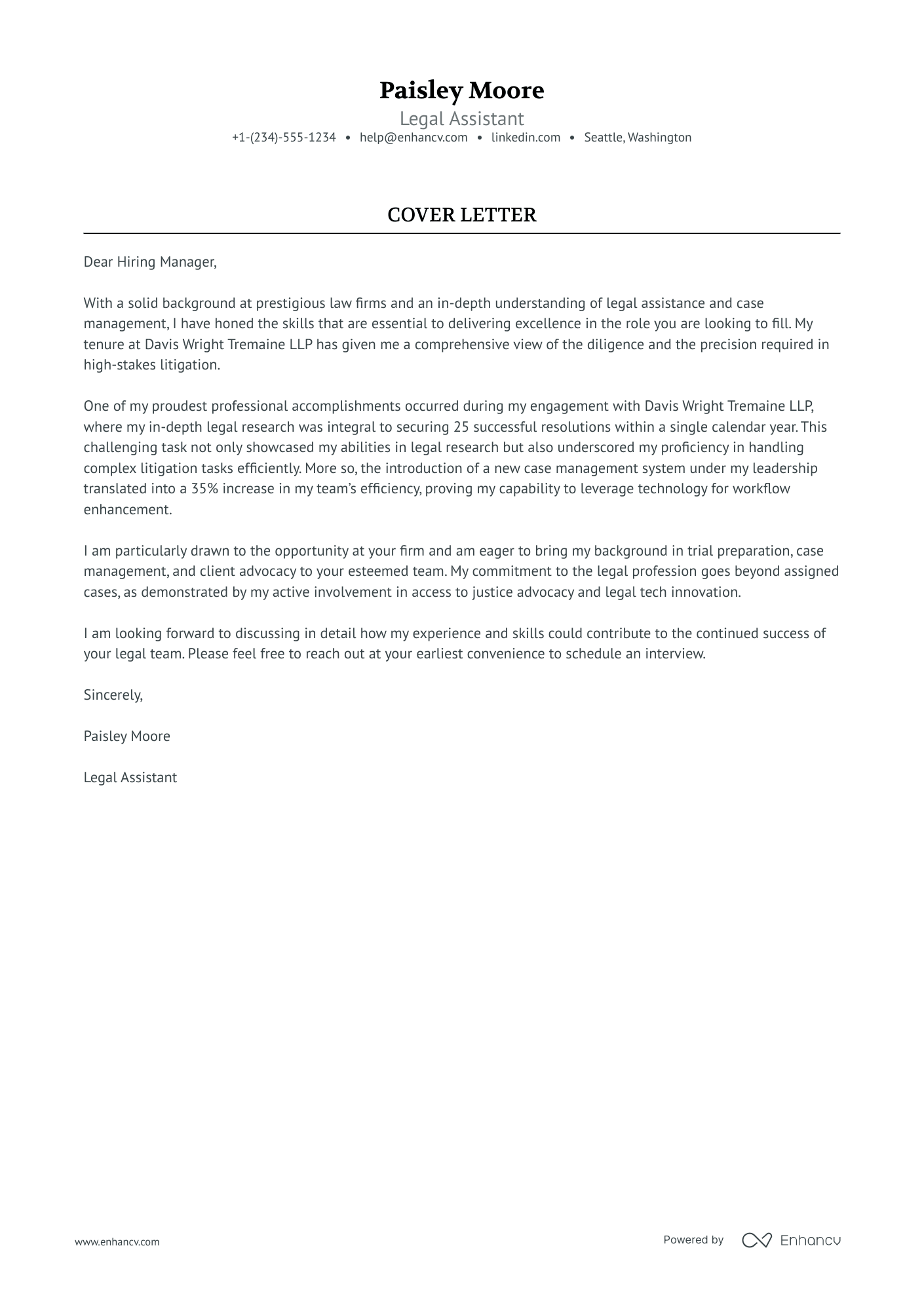 Case Manager Resume Example