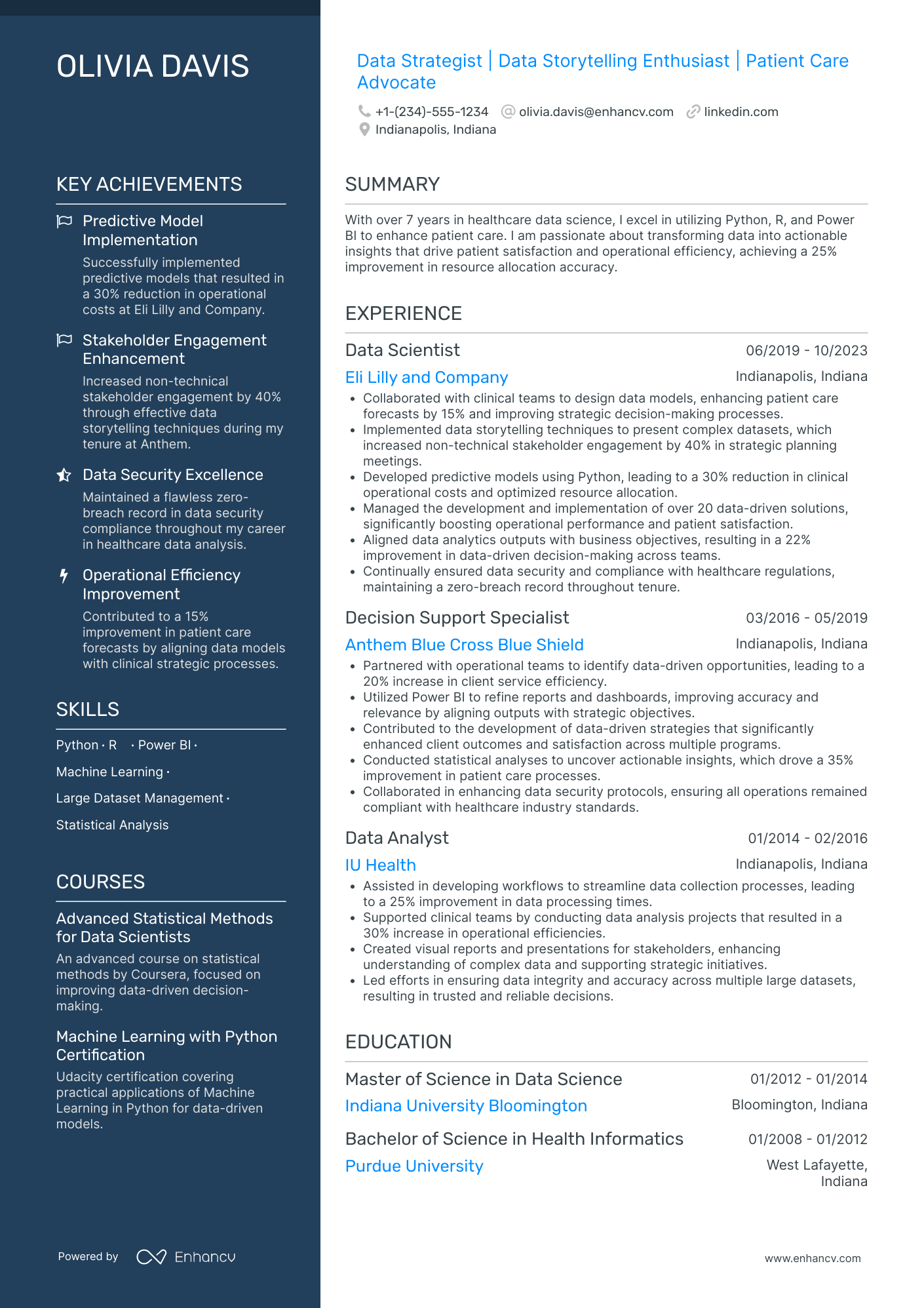 Data Entry Strategist Resume Example