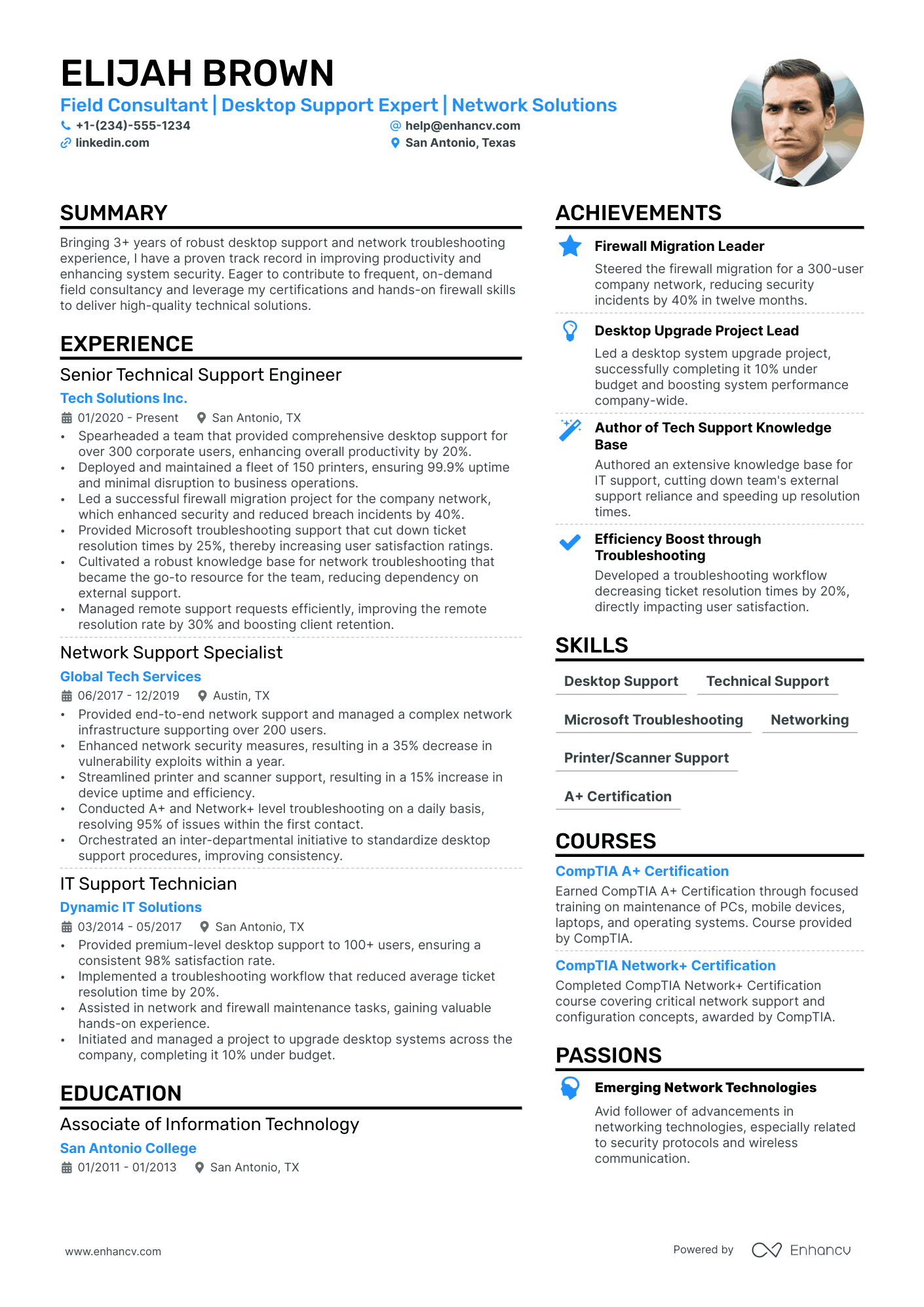 Freelance Consultant Resume Example