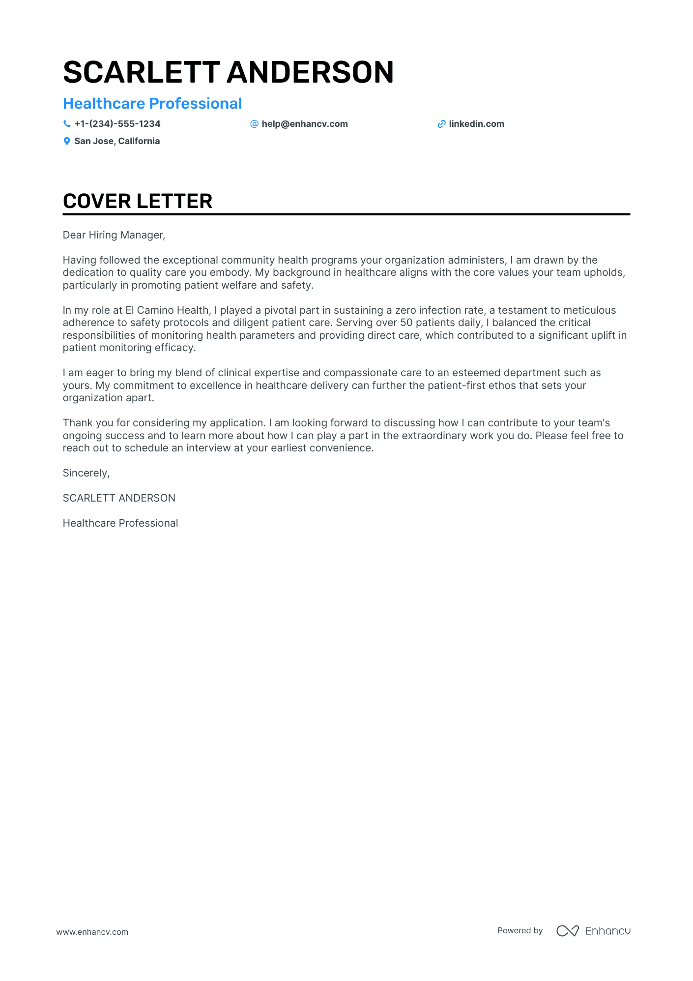 Certified Nurse Aide Resume Example