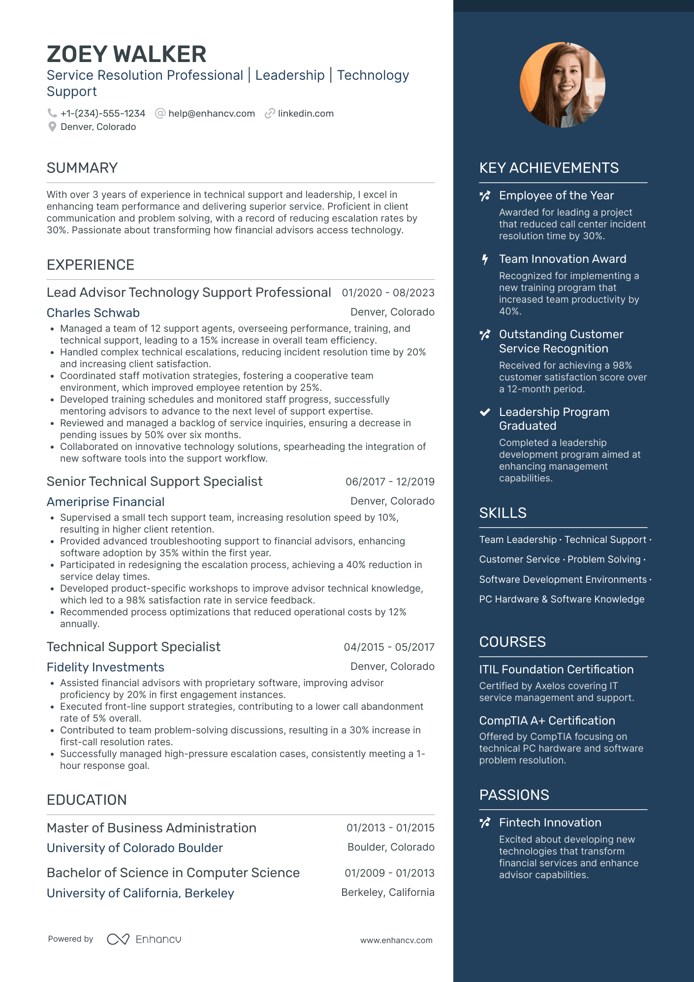 Technology Support Paraprofessional Resume Example