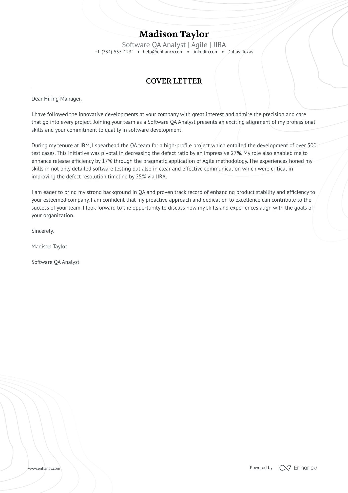 Manual QA Tester Resume Example