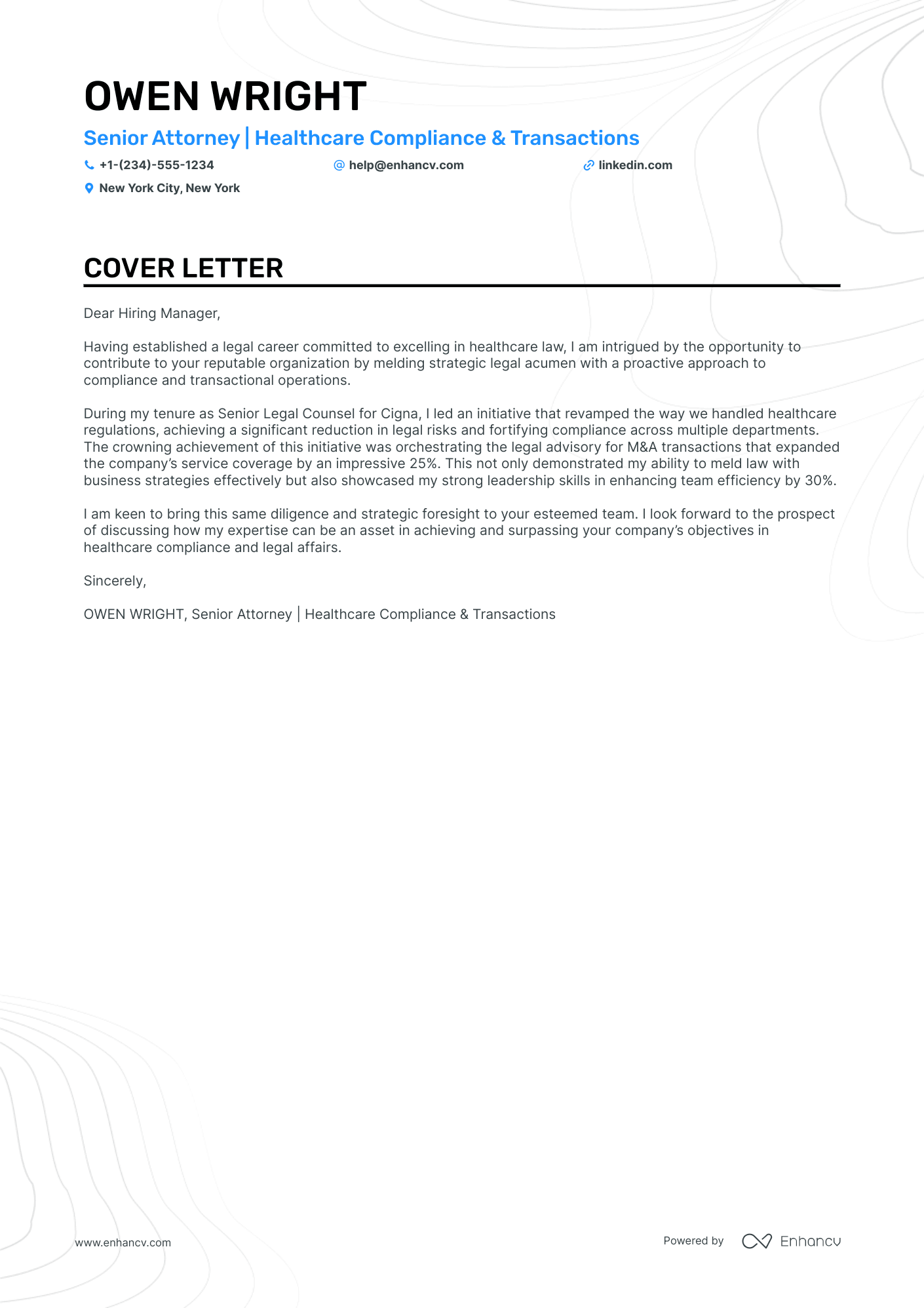 Counsel Resume Example