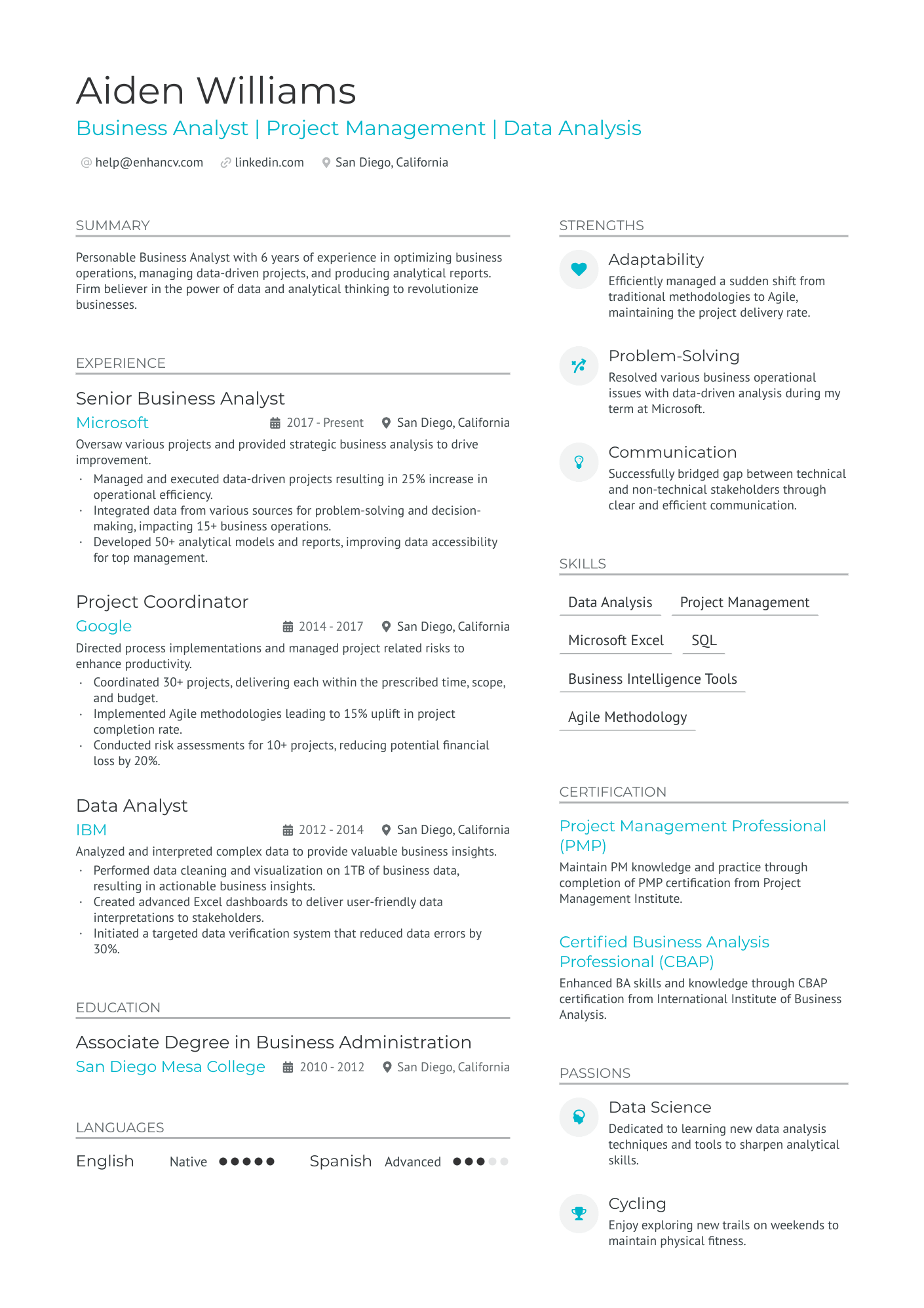 Returning To Work Resume Example