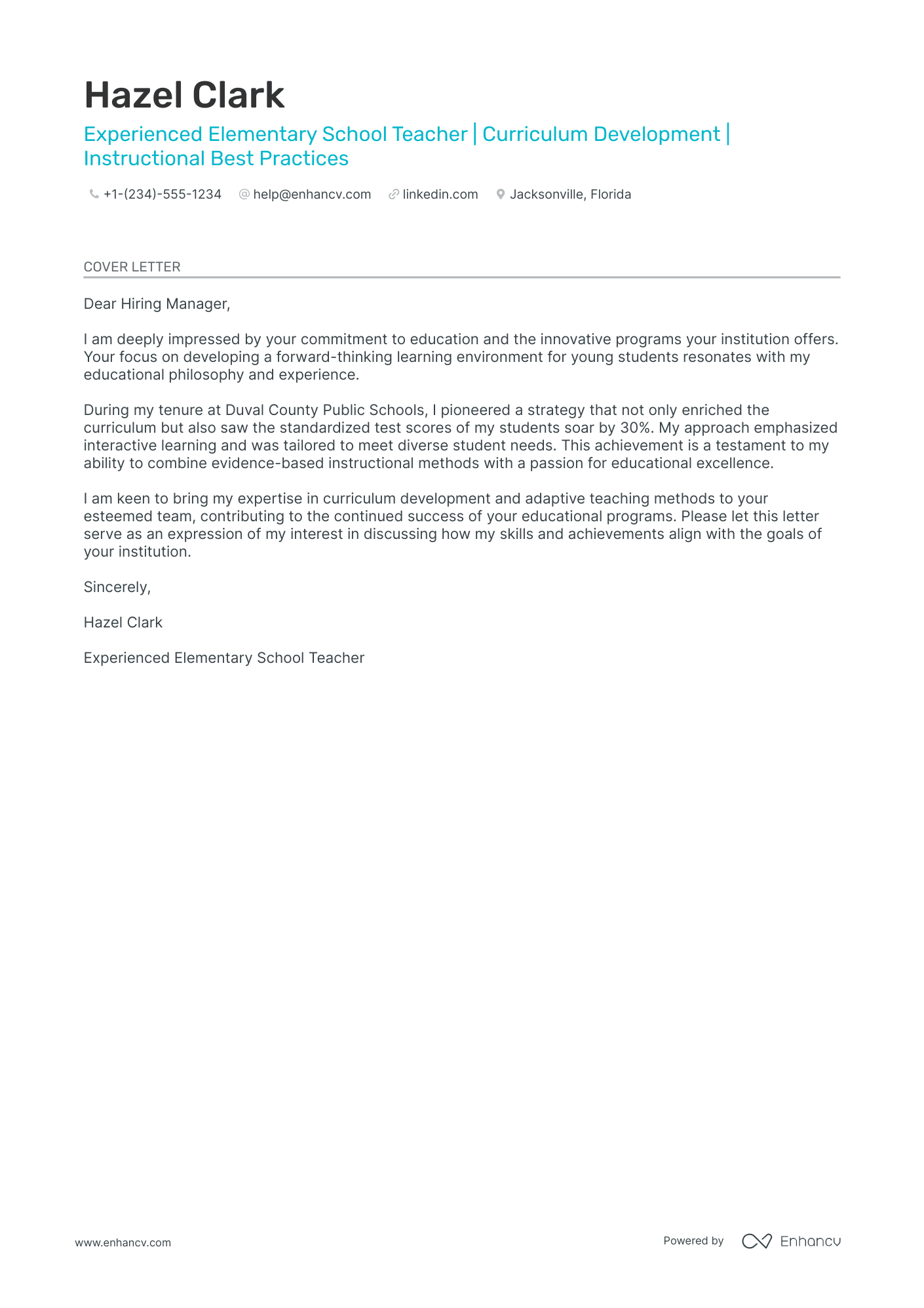 Stay at Home Mom Returning to Teaching Resume Example