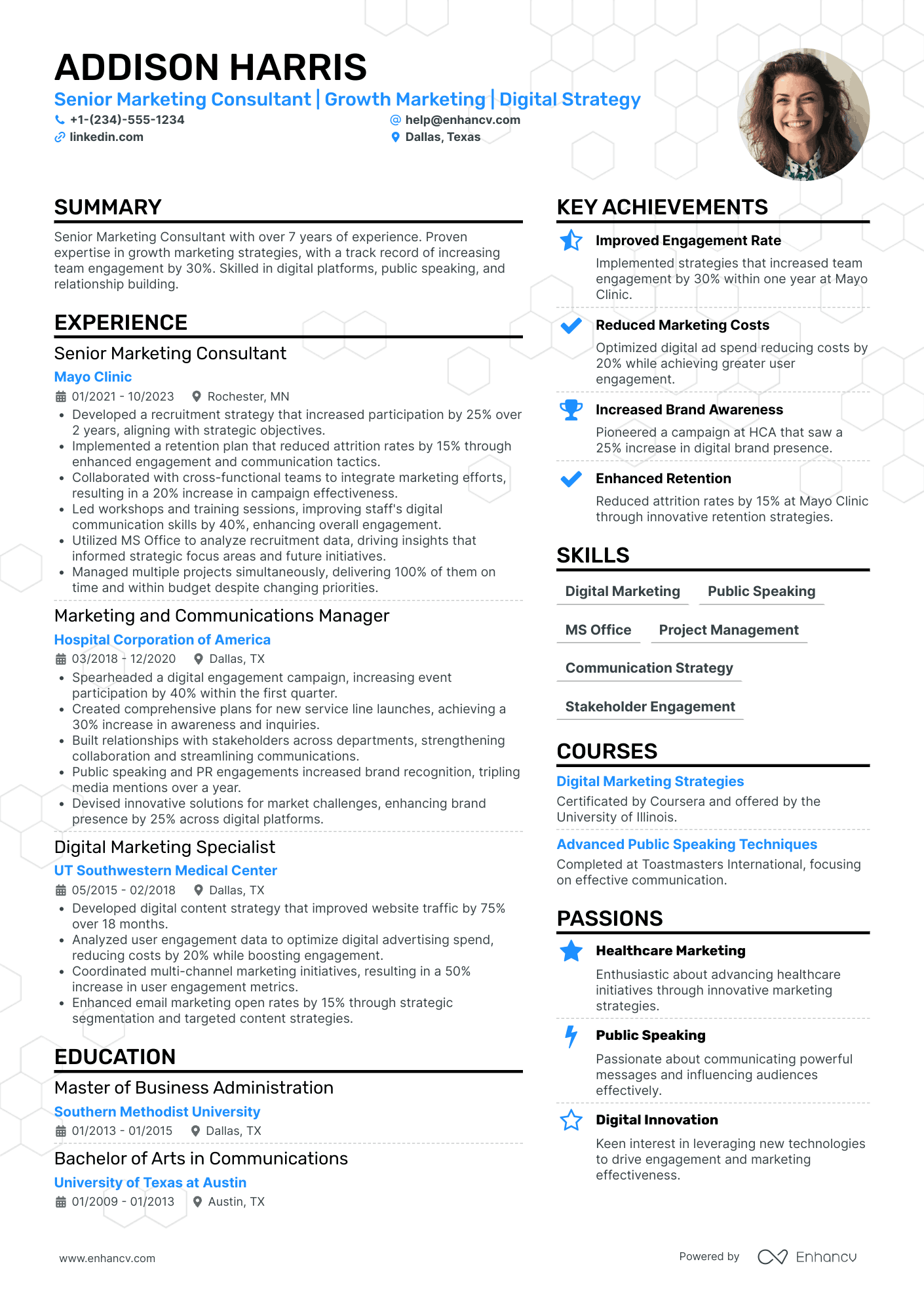 Stay at Home Mom Marketing Consultant Resume Example
