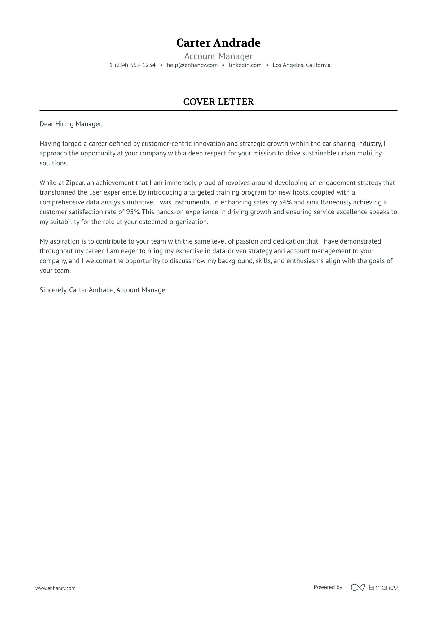 Customer Success Associate Resume Example