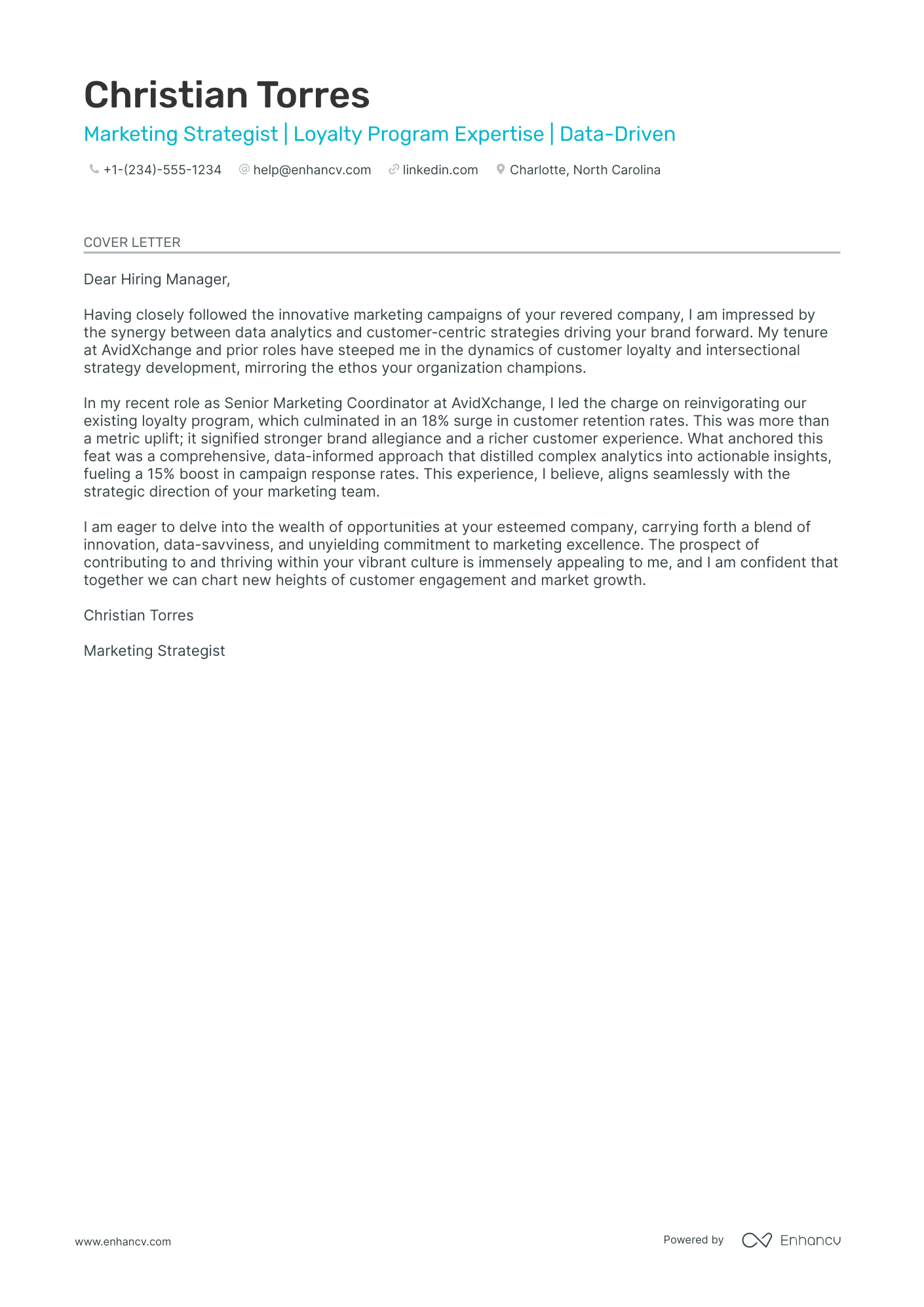 Assistant Marketing Manager Resume Example