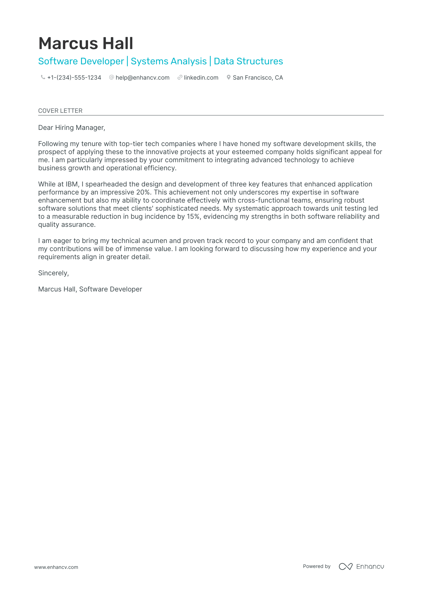 Computer Science Internship Resume Example