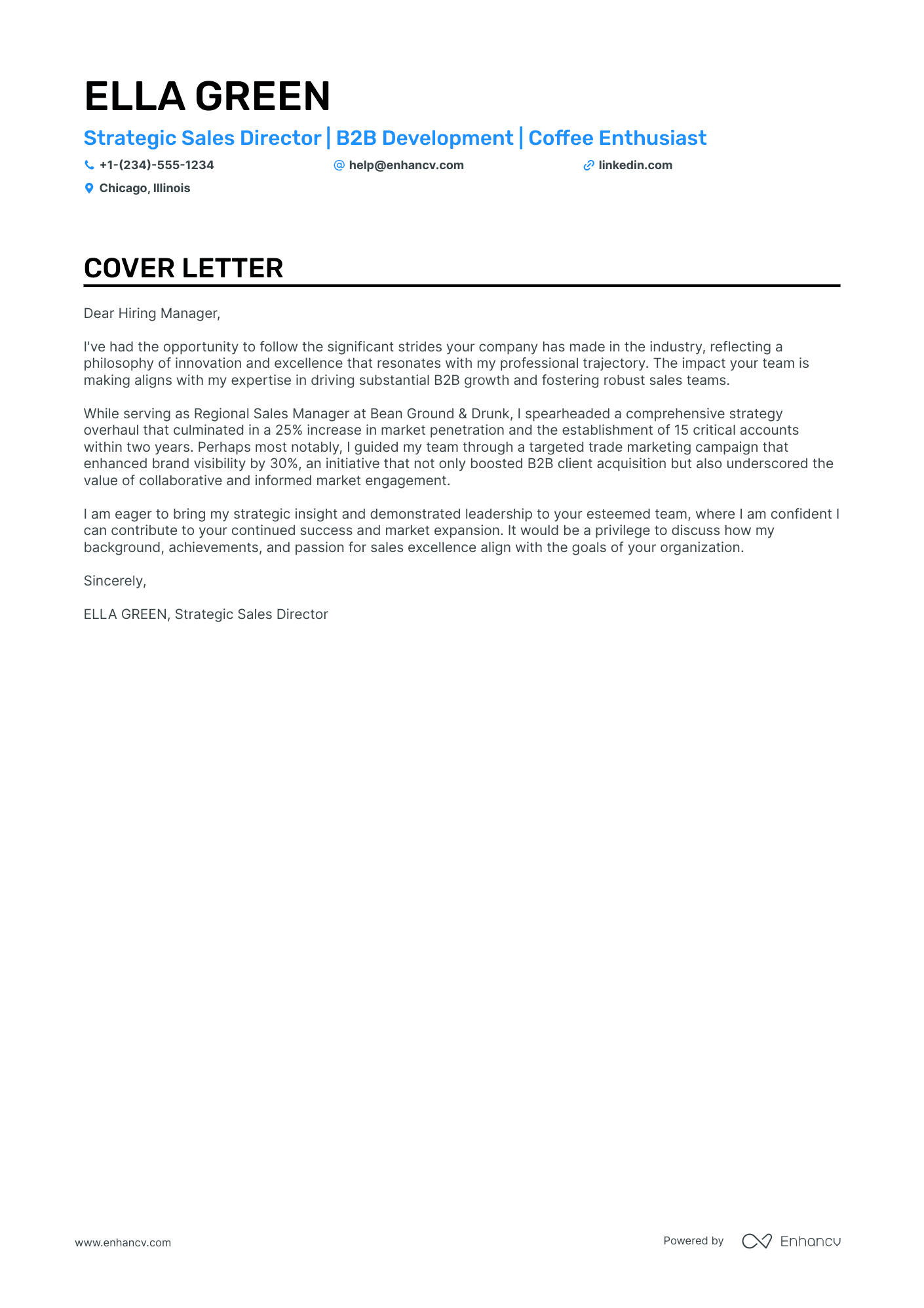 Distribution Manager Resume Example