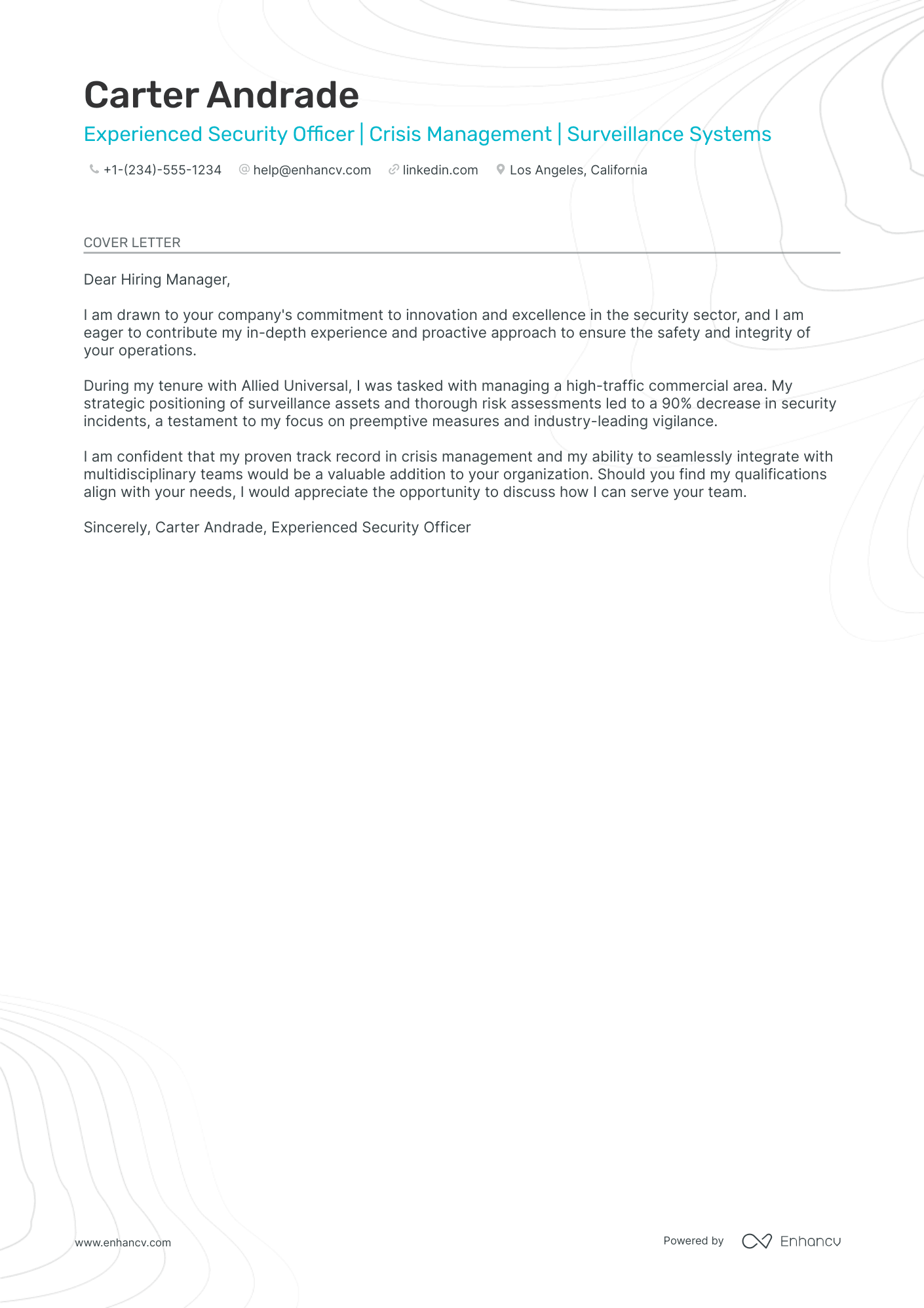 Public Safety Officer Resume Example