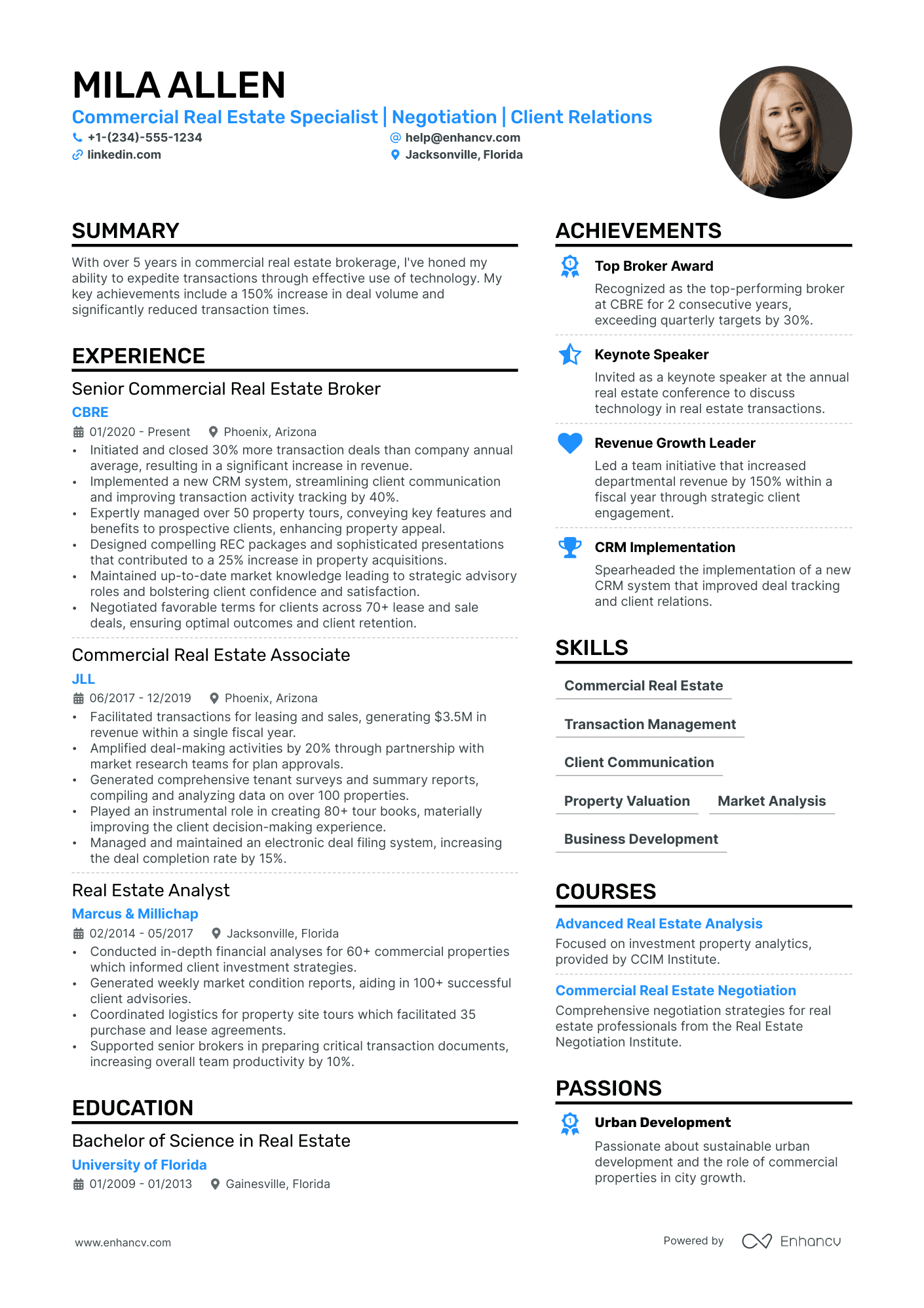 Retail Salesperson Resume Example