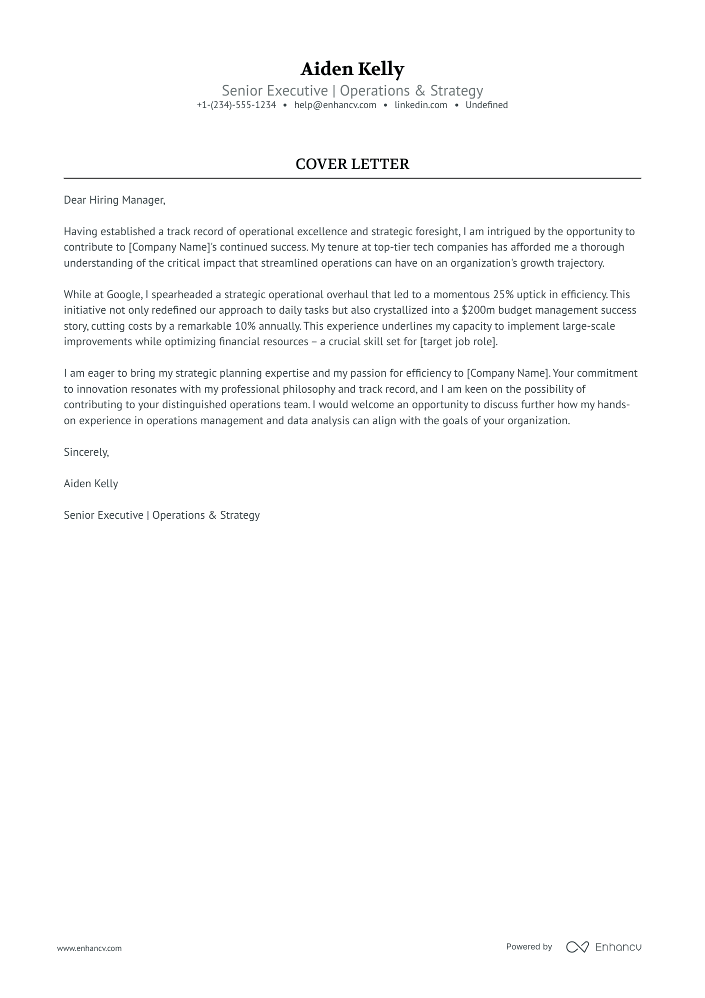 Board of Directors Resume Example