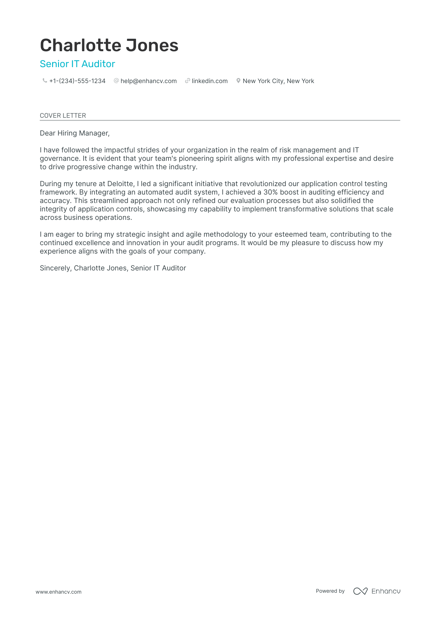 Big 4 Accounting Resume Example