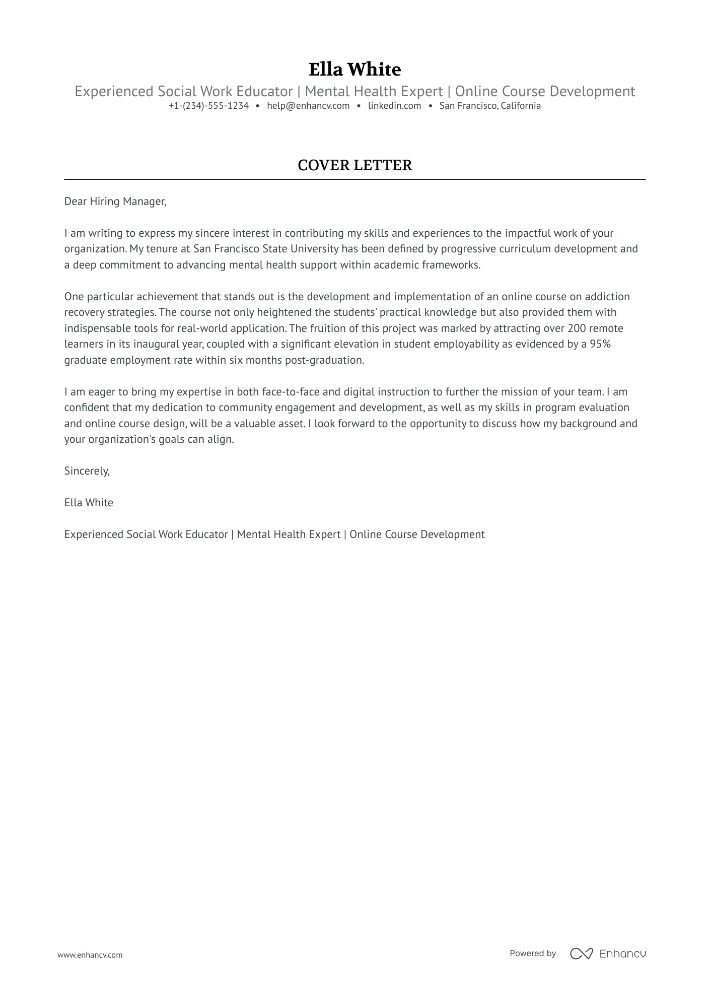 Lecturer Resume Example