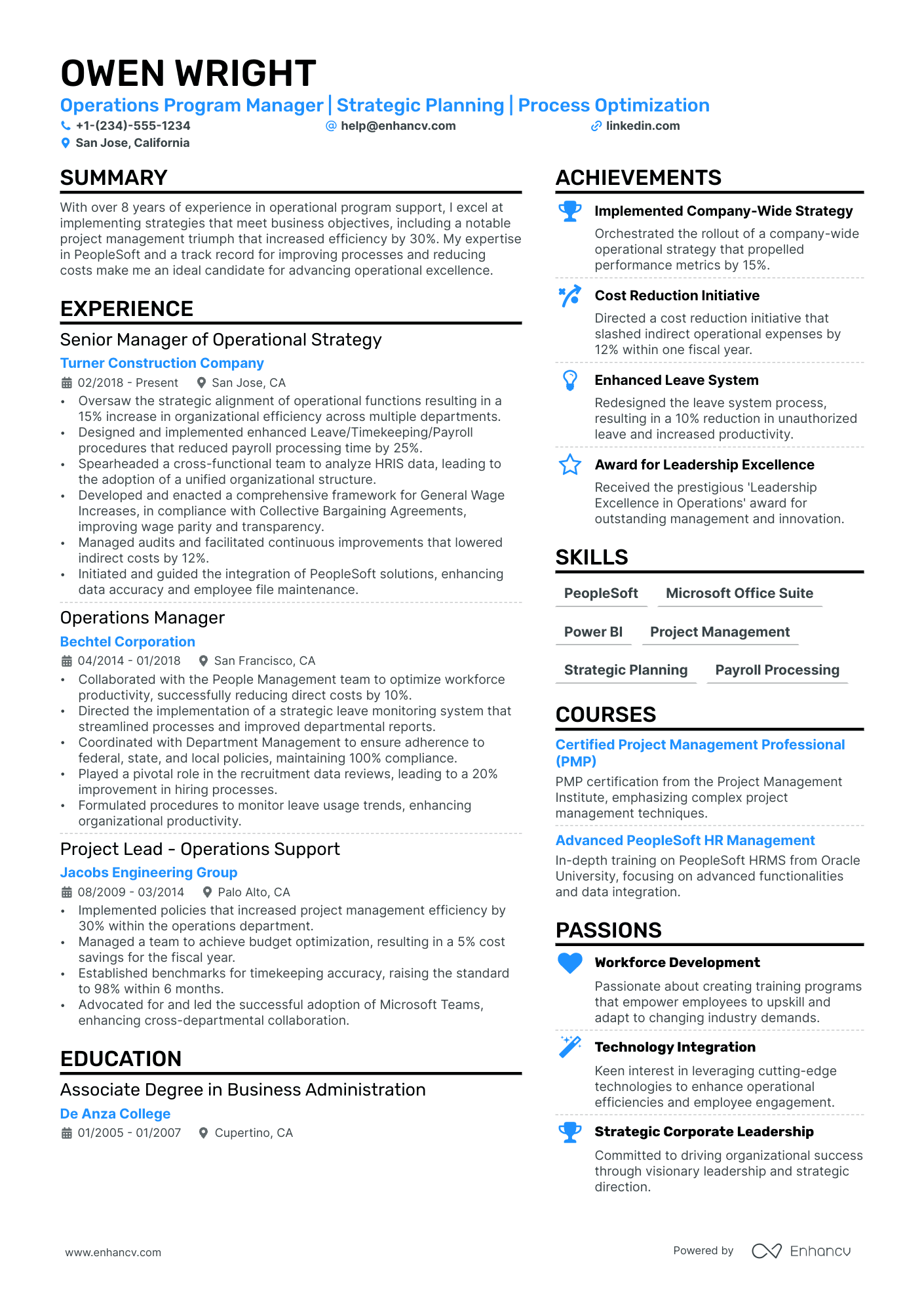 Assistant Director Resume Example