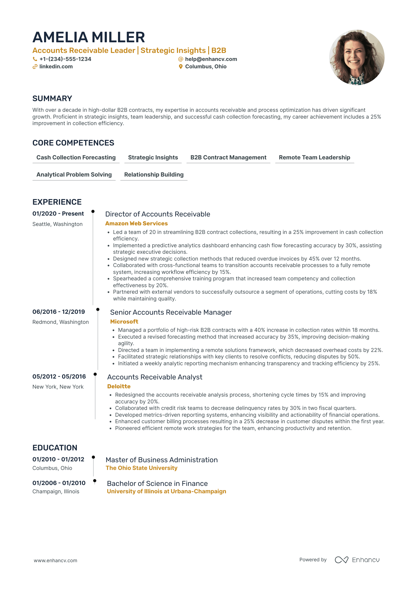 Chief Revenue Operations Officer Resume Example