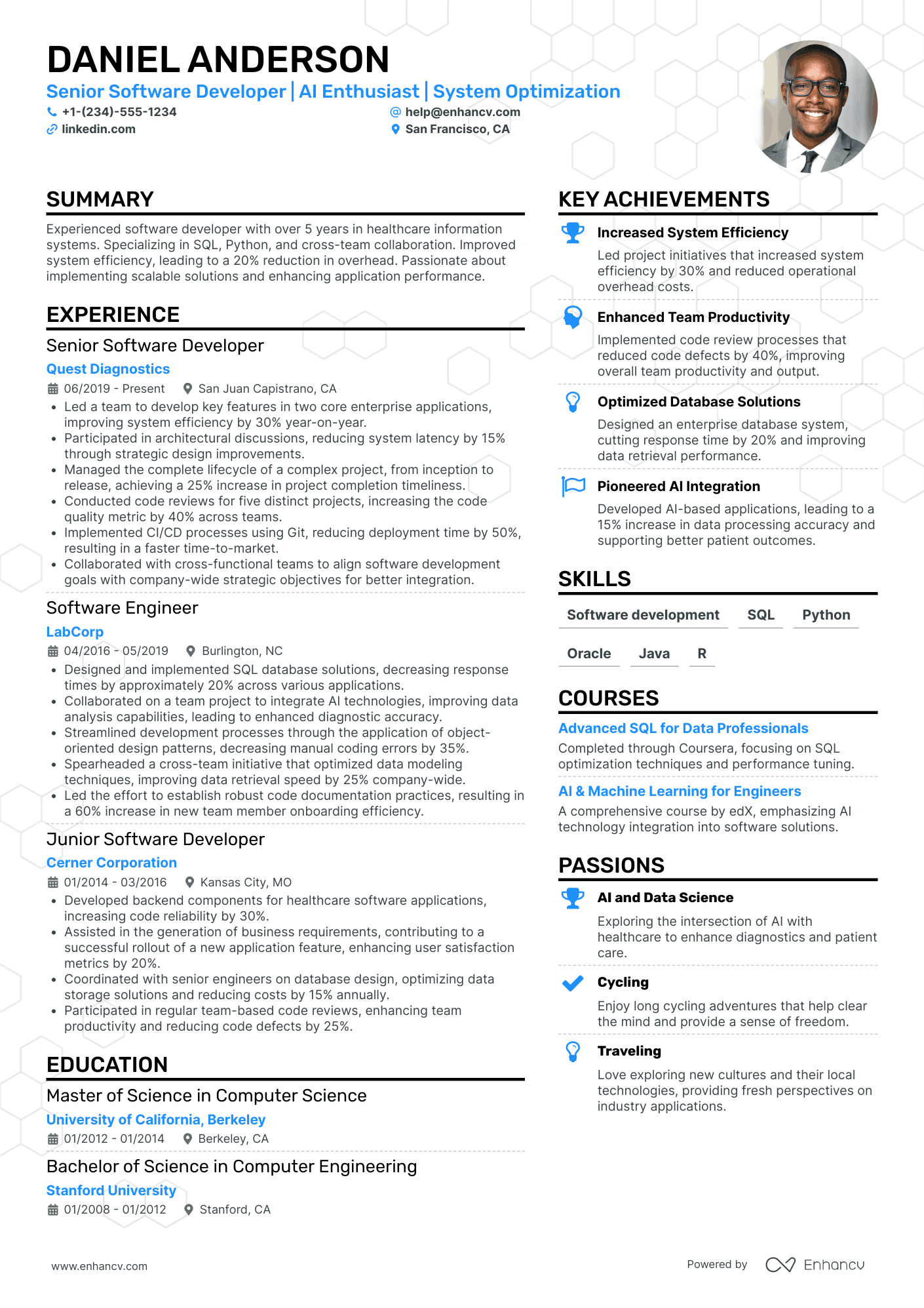 Database Programmer Resume Example