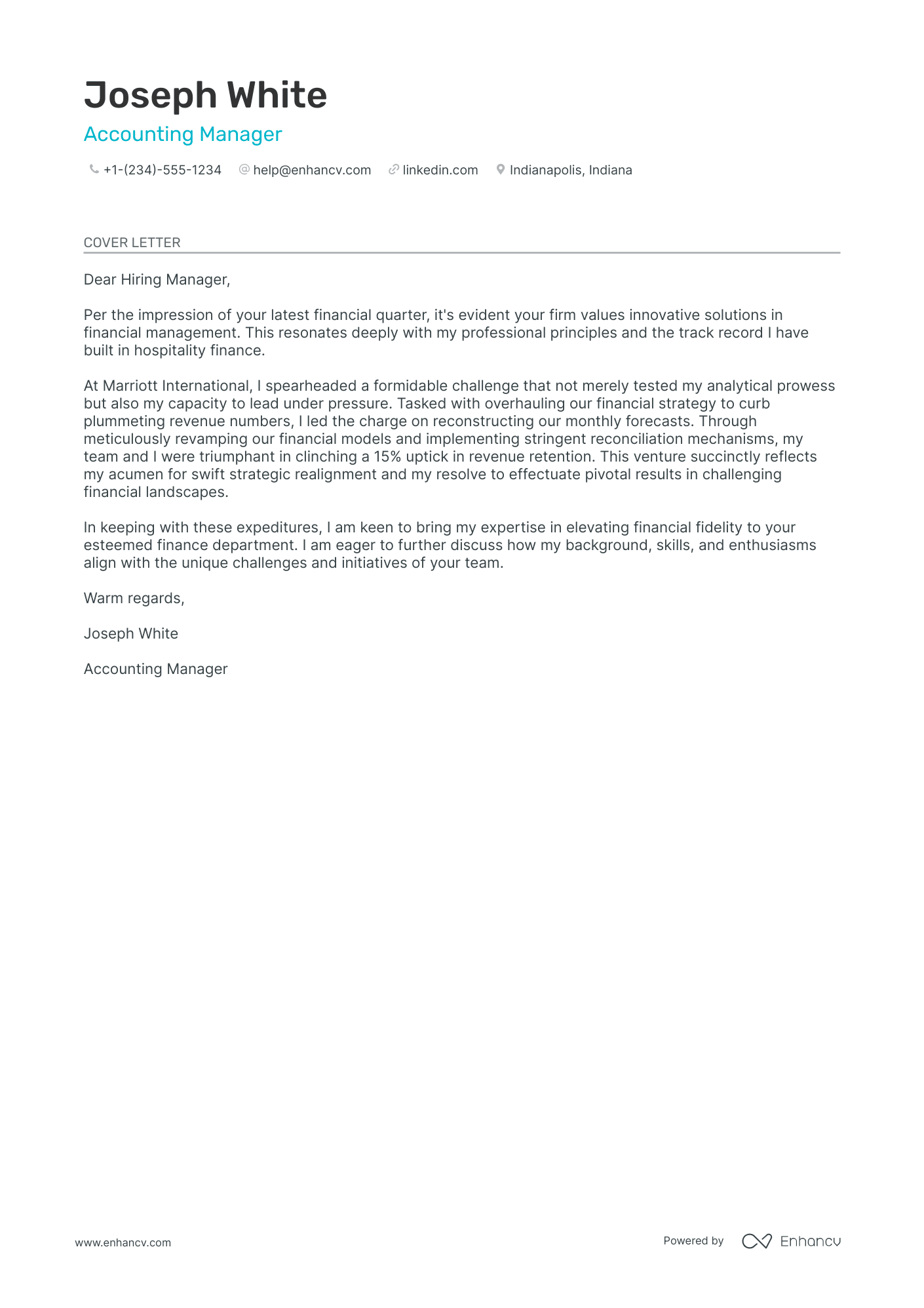 Hotel Accounting Resume Example