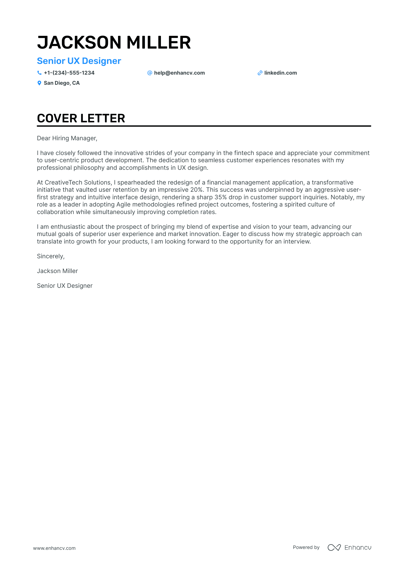 App Designer Resume Example