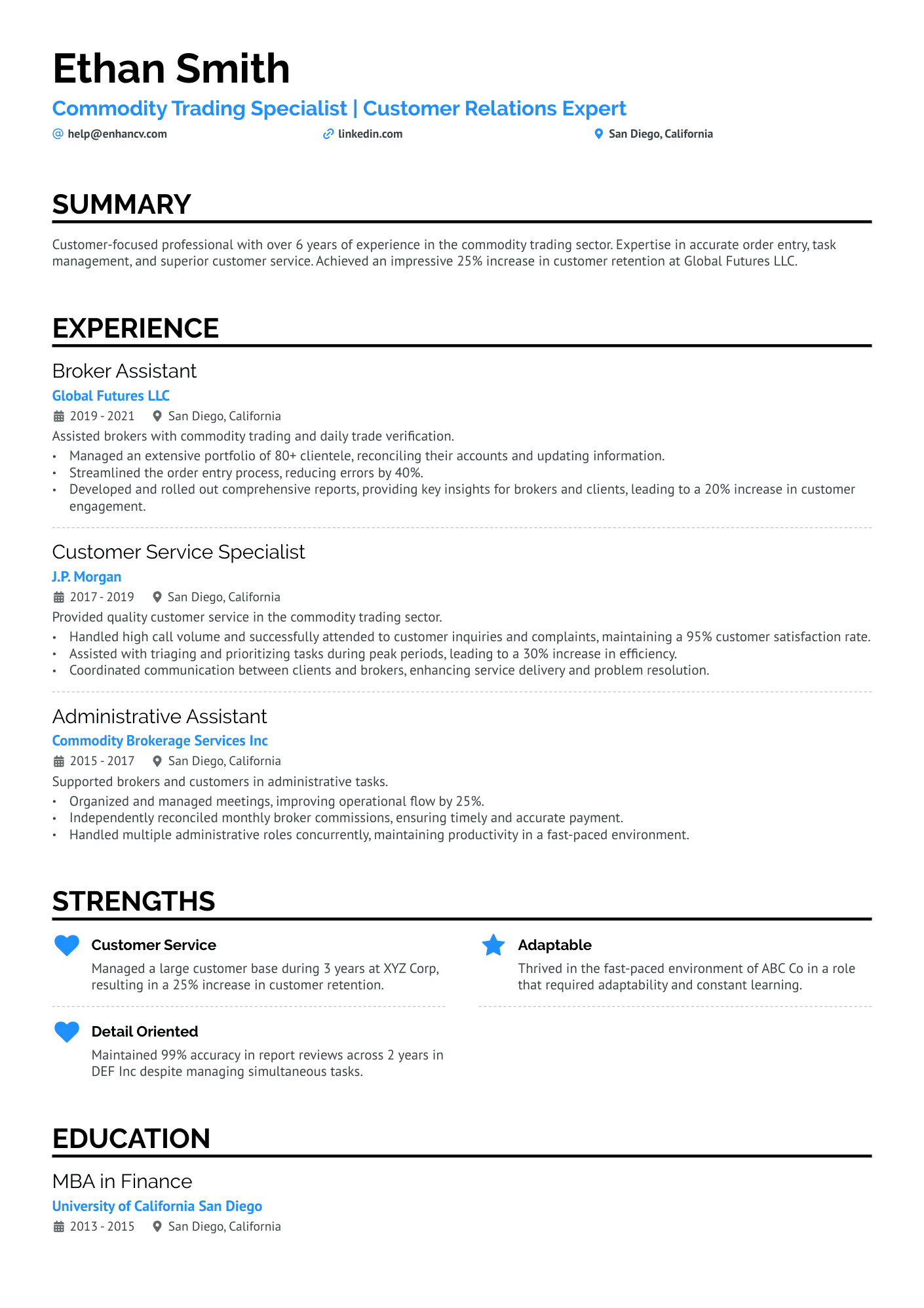 Broker Assistant Resume Resume Example