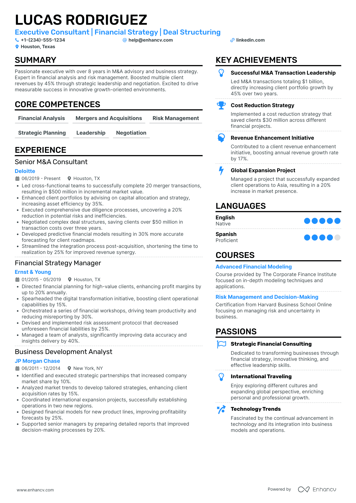 Chief Information Officer in Agriculture Resume Example