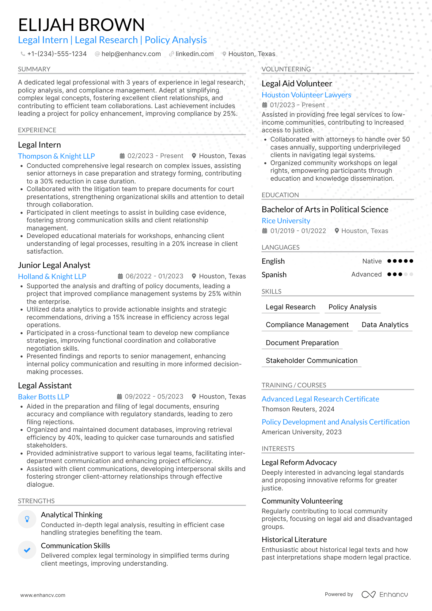 Law School Dean Resume Example