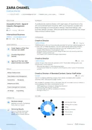 Resume template 1