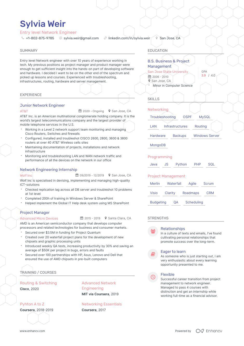 Network Engineer Resume Samples and Writing Guide for 2023 (Layout ...