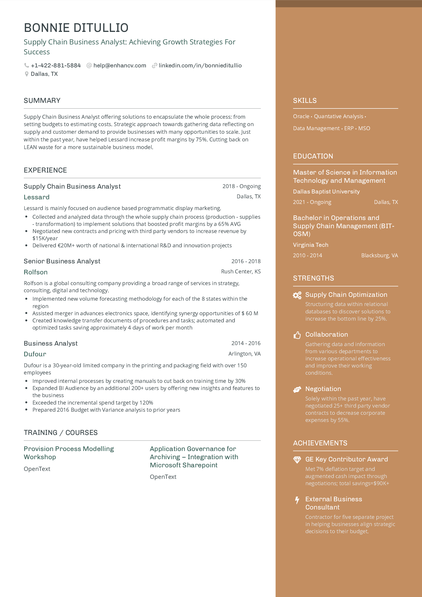 Supply Chain Business Analyst resume.png