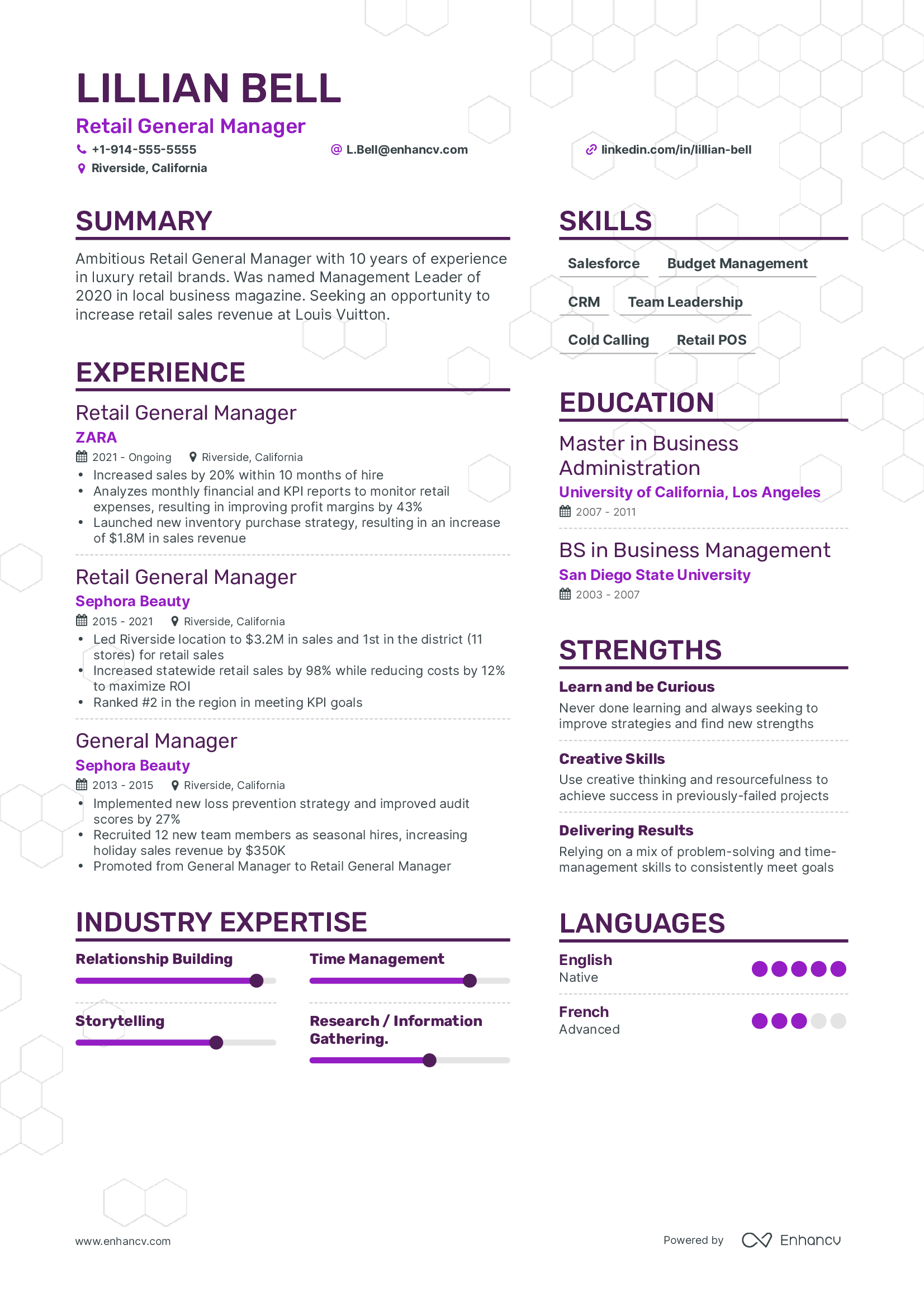 10 General Manager Resume Examples Guide For 2023 Layout Skills 