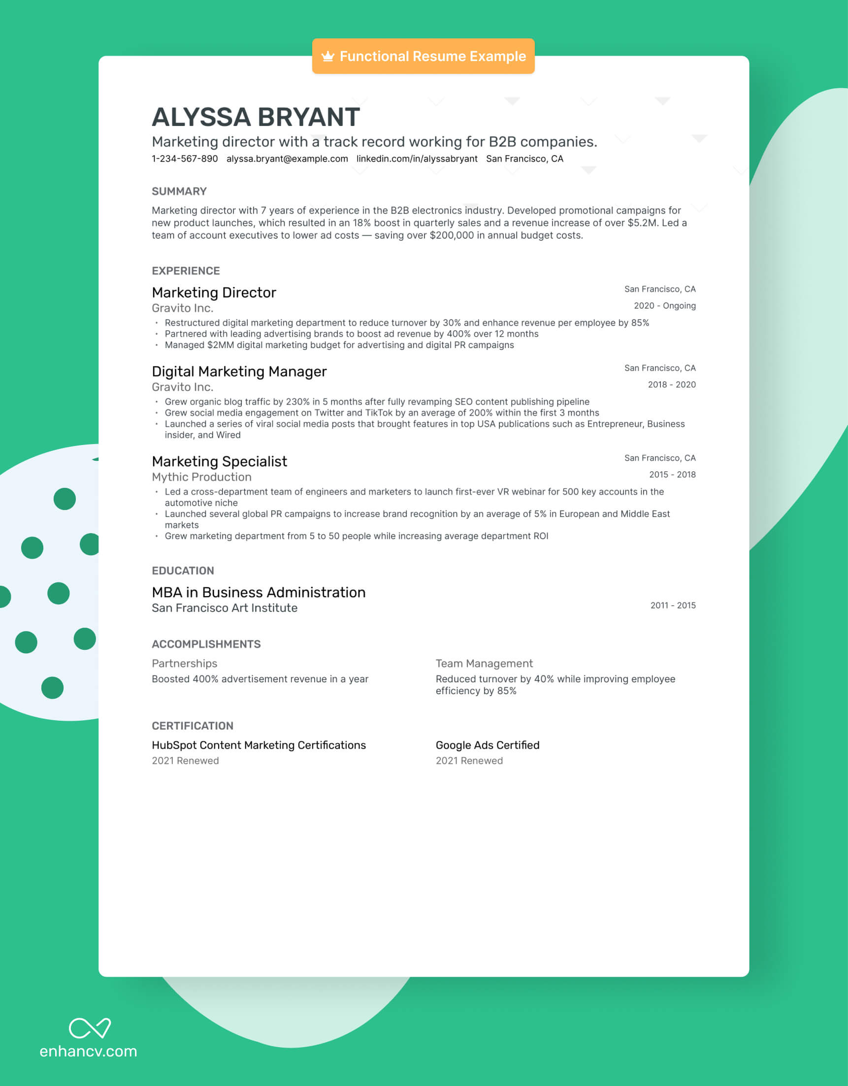 functional resume example how to start a resume.jpg