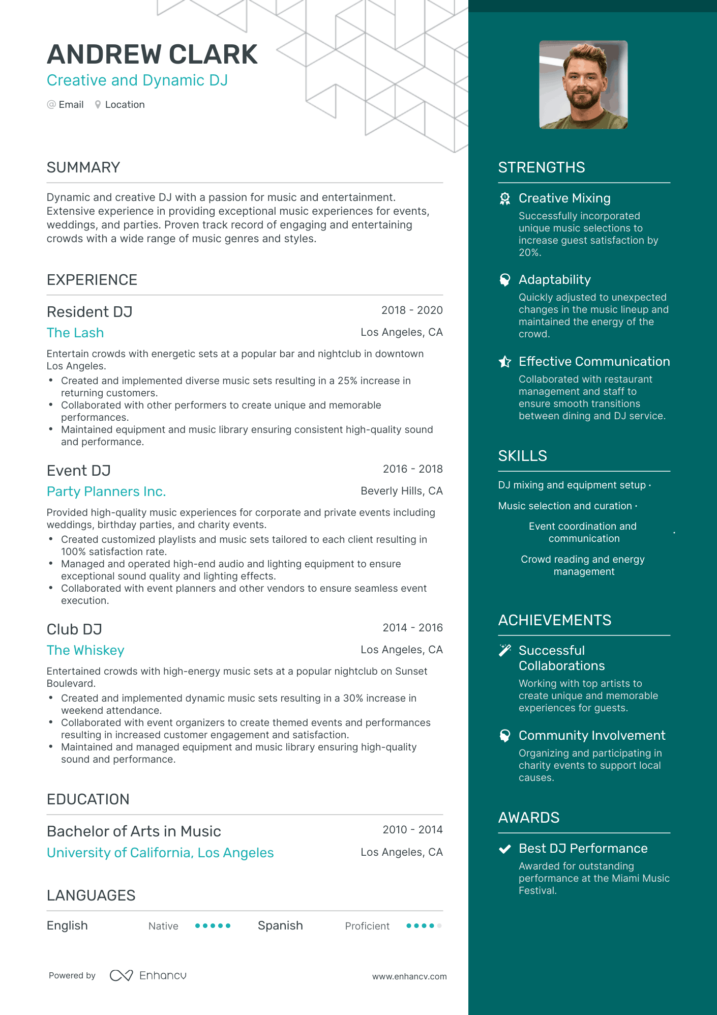 3 Musician Resume Examples & Guide for 2023