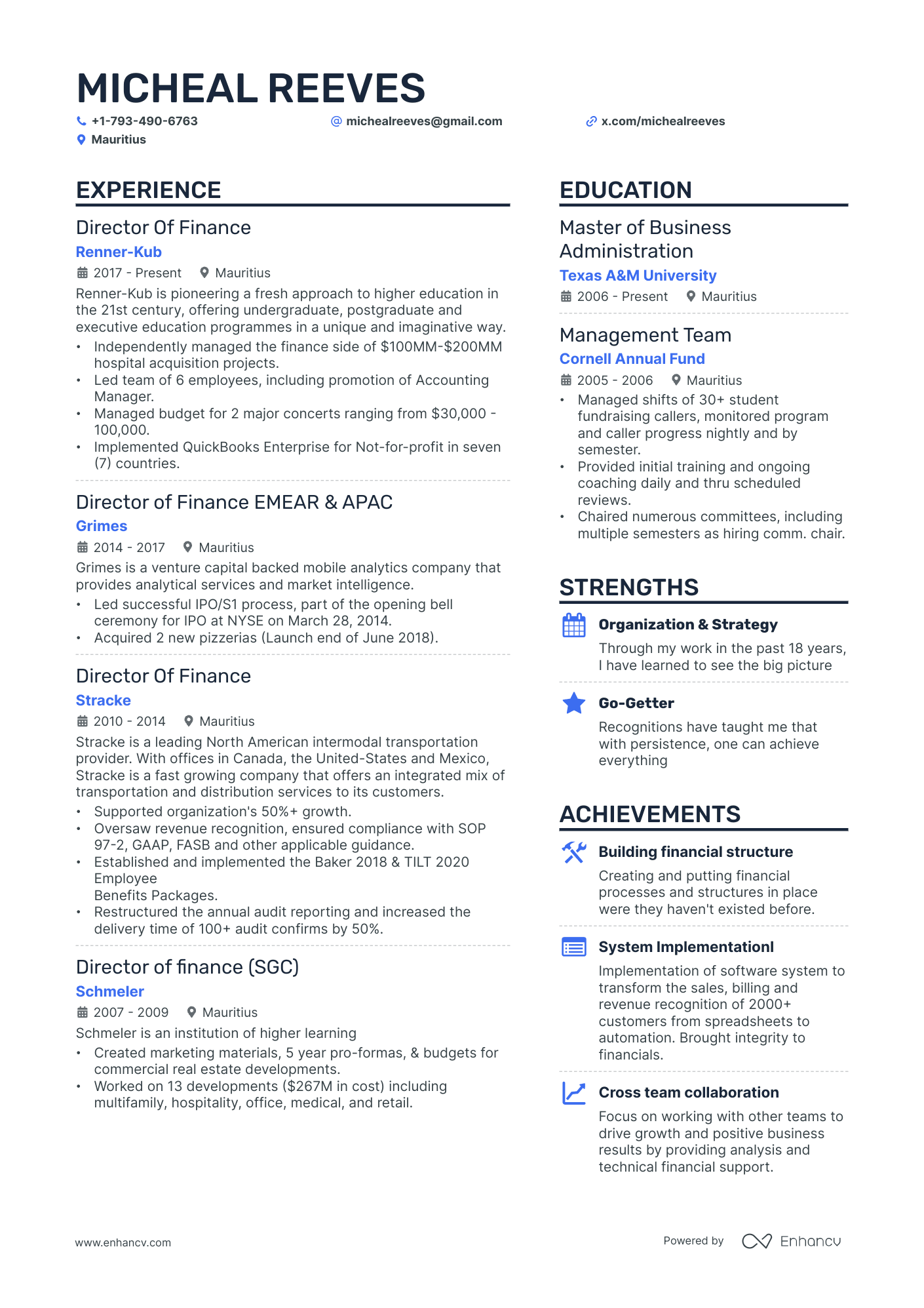  resume example