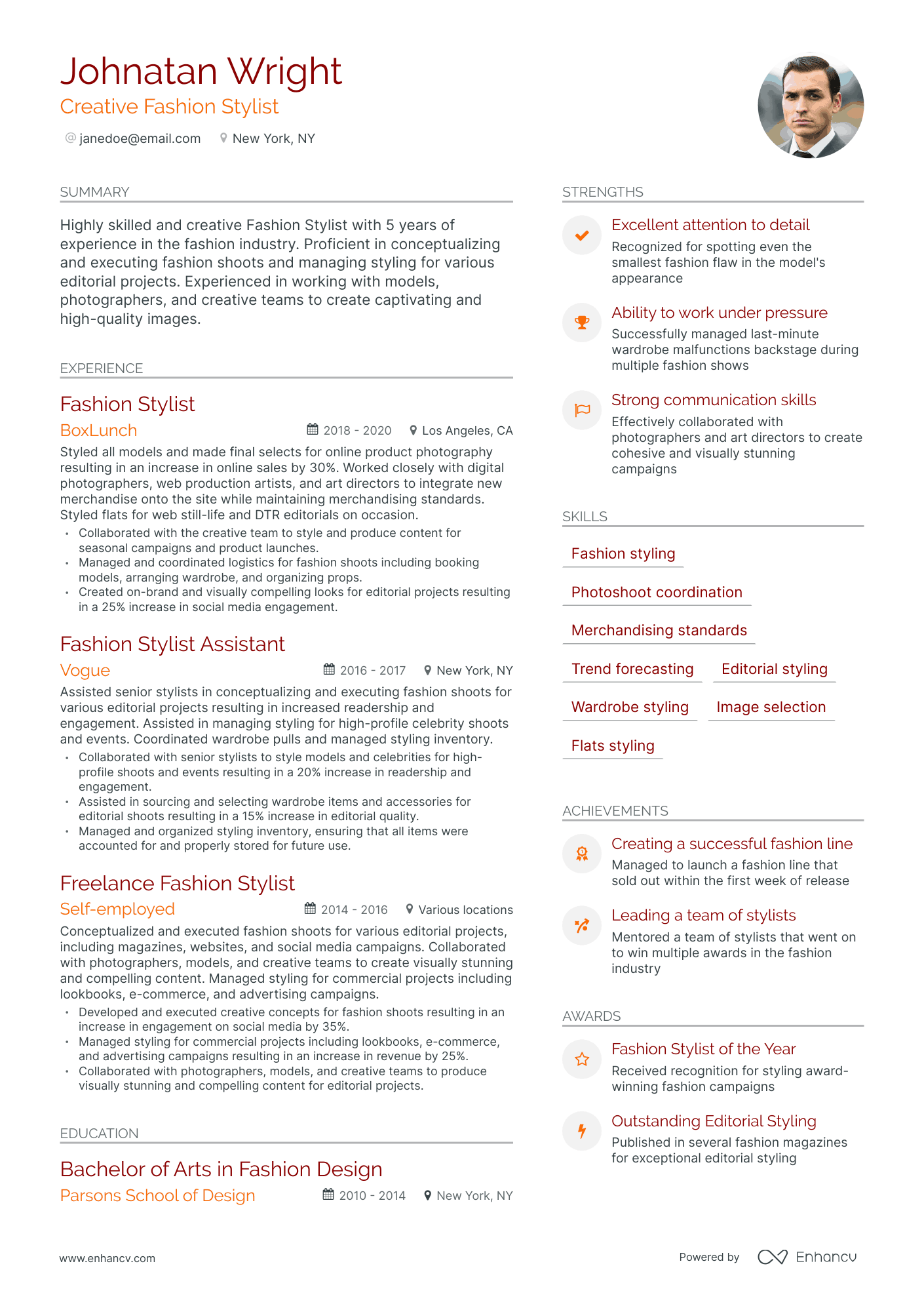 3 Fashion Designer Resume Examples & How-To Guide for 2023