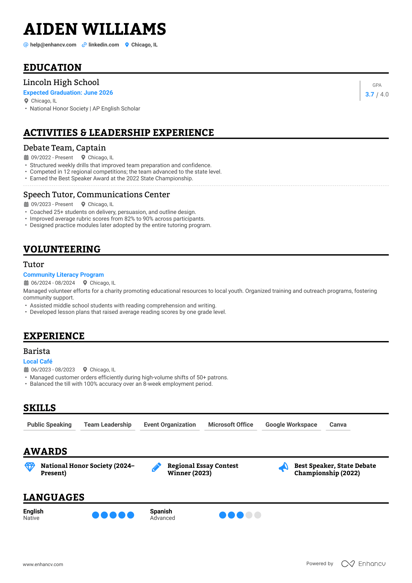  resume example