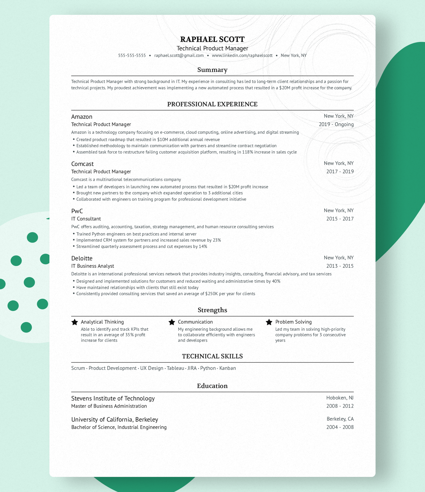Resume Png