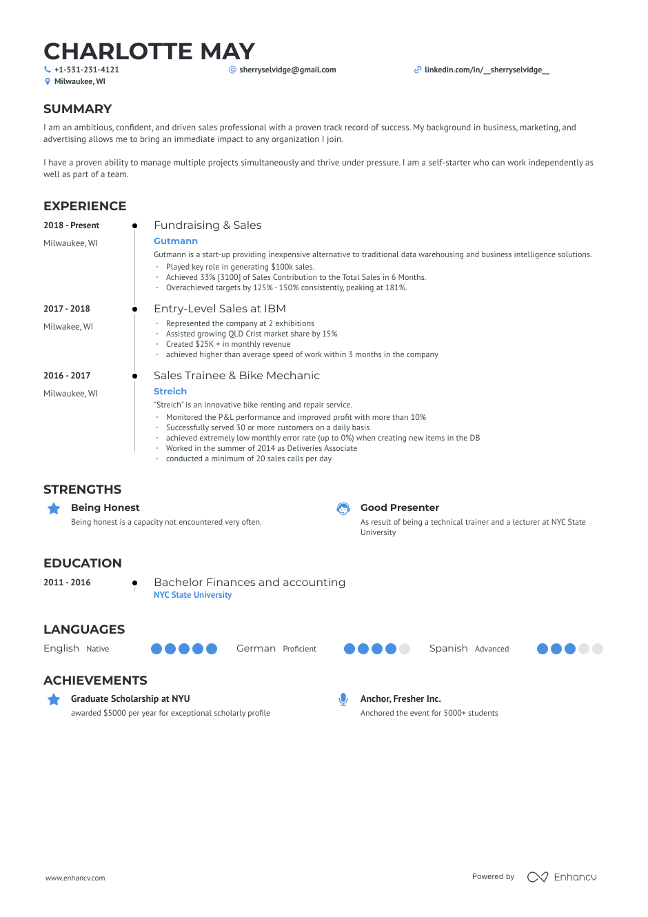 13 Sales Resume Examples & Guide for 2023