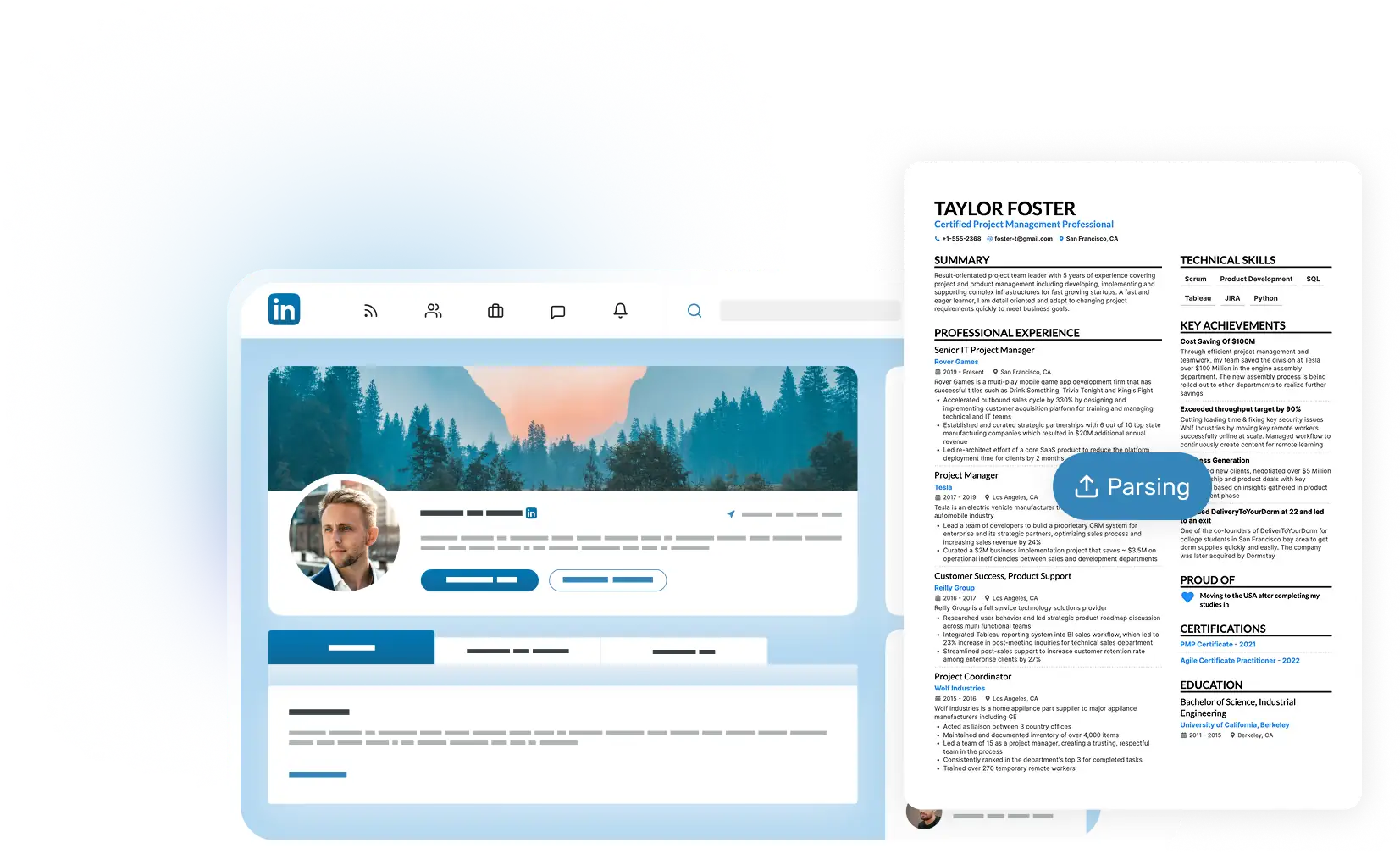 AI resume parsing