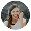 Woman smiling