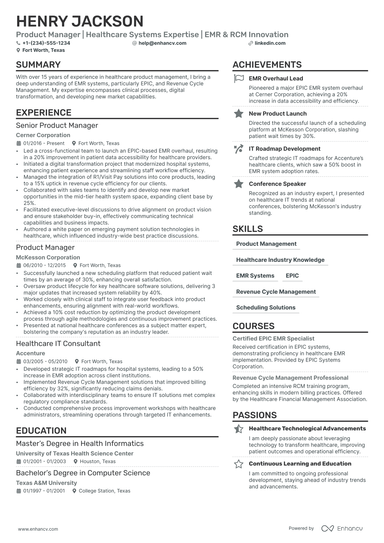 37 Product Manager Resume Examples & Guide for 2024