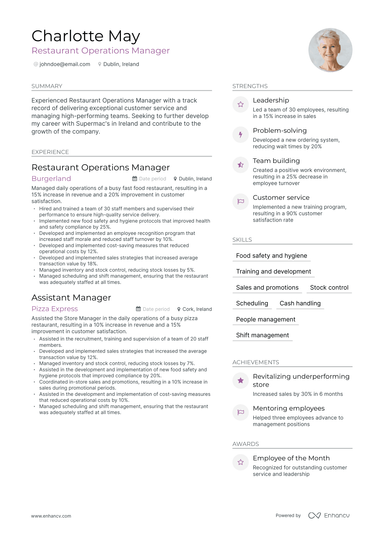 21 Operations Manager Resume Examples & Guide for 2024