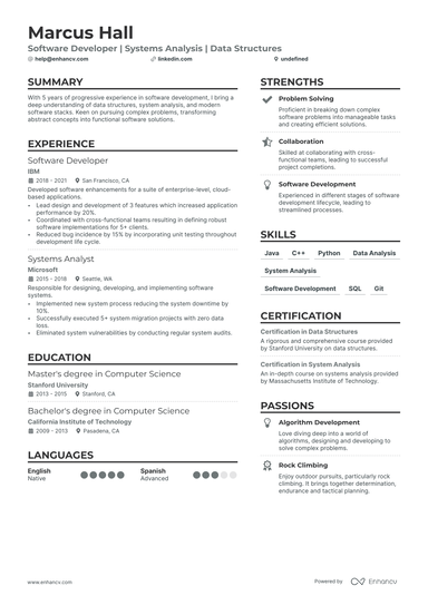 4 Computer Science Resume Examples & Guide for 2025