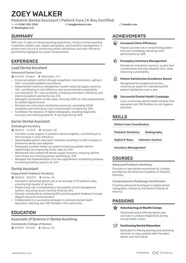 11 Dental Assistant Resume Examples & Guide For 2024