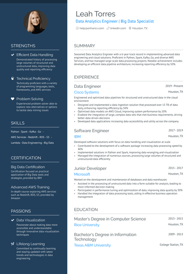 21 Data Engineer Resume Examples & Guide for 2024